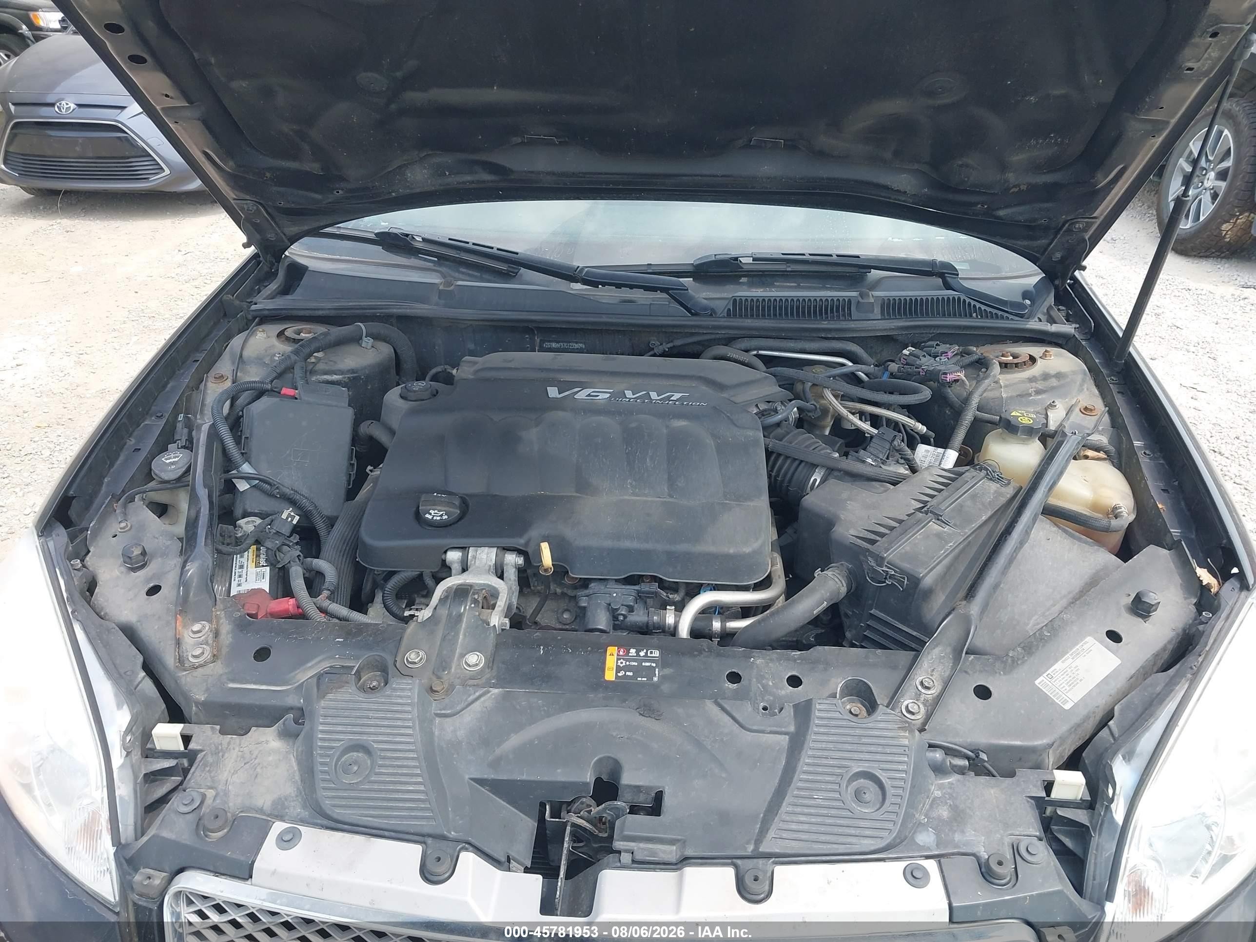 2012 Chevrolet Impala Lt Black vin: 2G1WG5E37C1233509