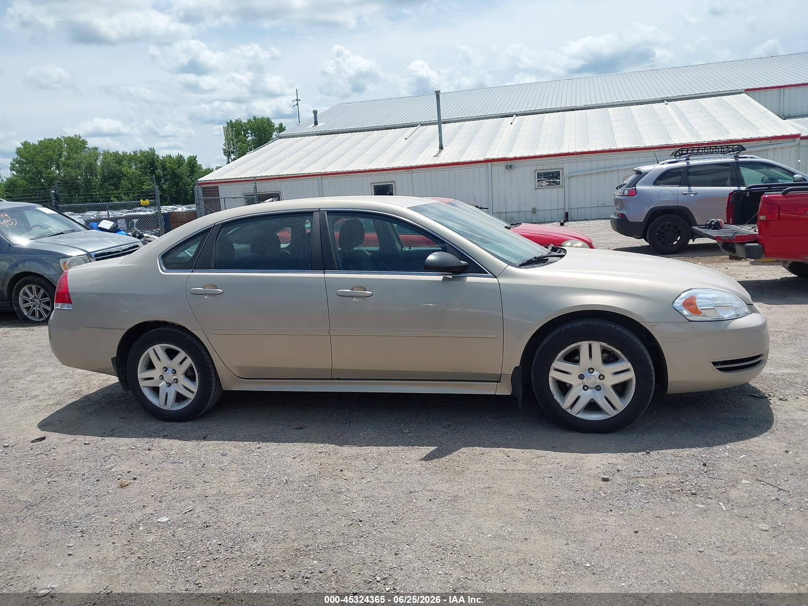 2012 Chevrolet Impala Lt Champagne vin: 2G1WG5E37C1249709