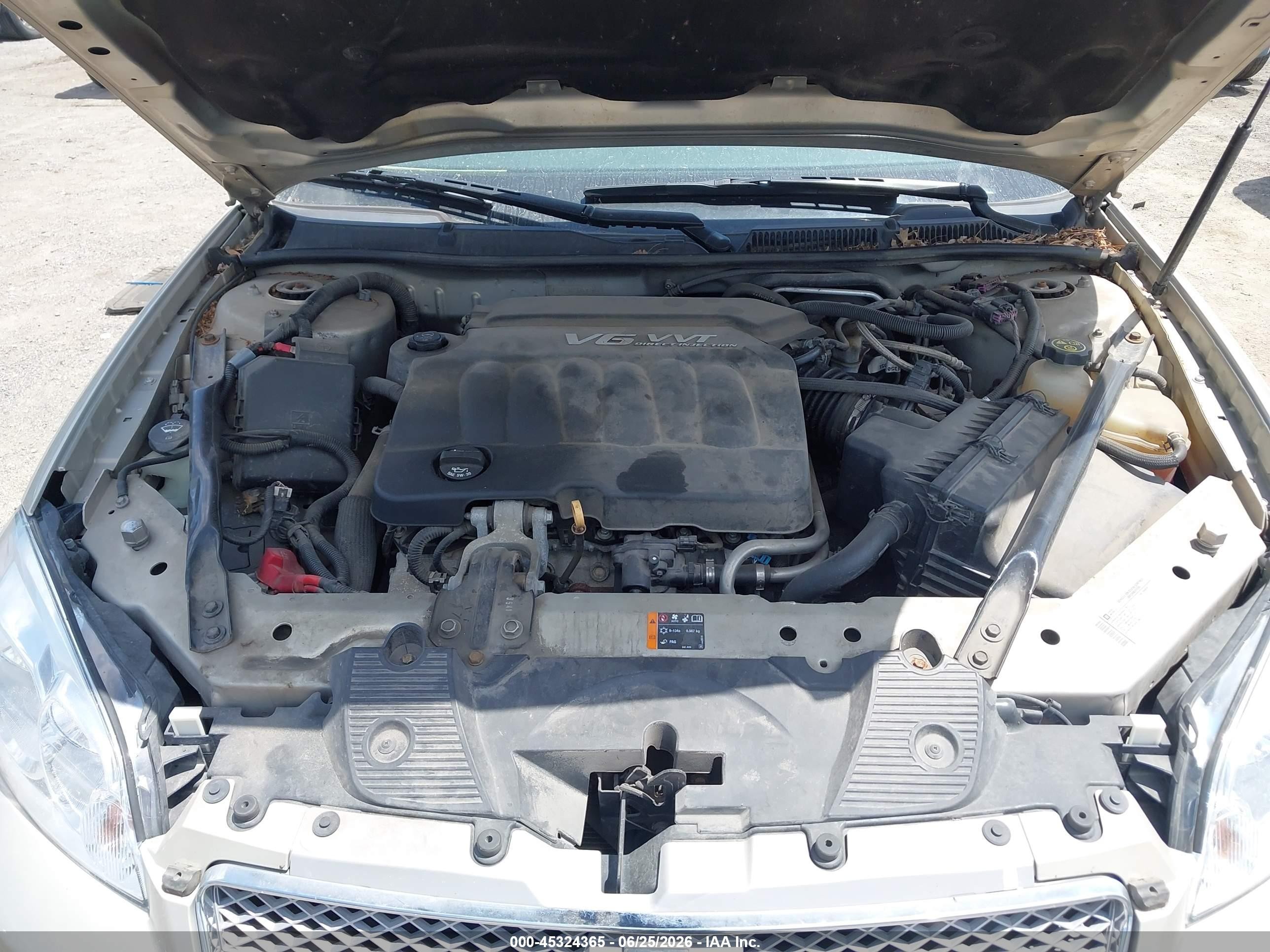 2012 Chevrolet Impala Lt Champagne vin: 2G1WG5E37C1249709