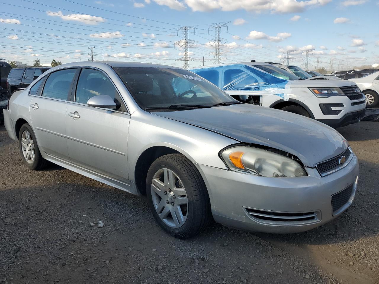 2012 Chevrolet Impala Lt Silver vin: 2G1WG5E37C1253940