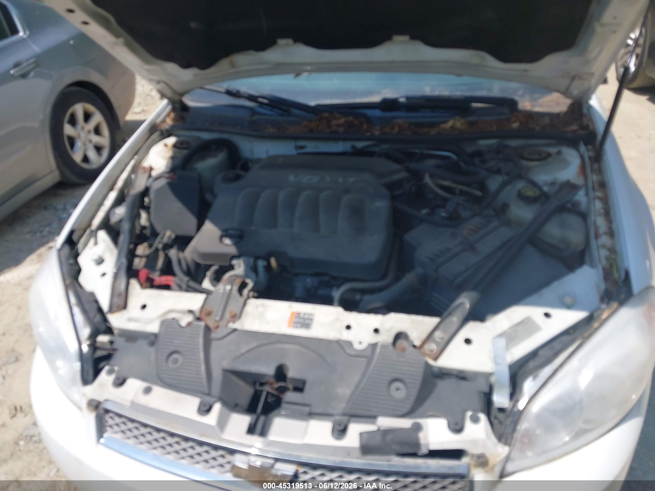 2012 Chevrolet Impala Lt White vin: 2G1WG5E37C1274674