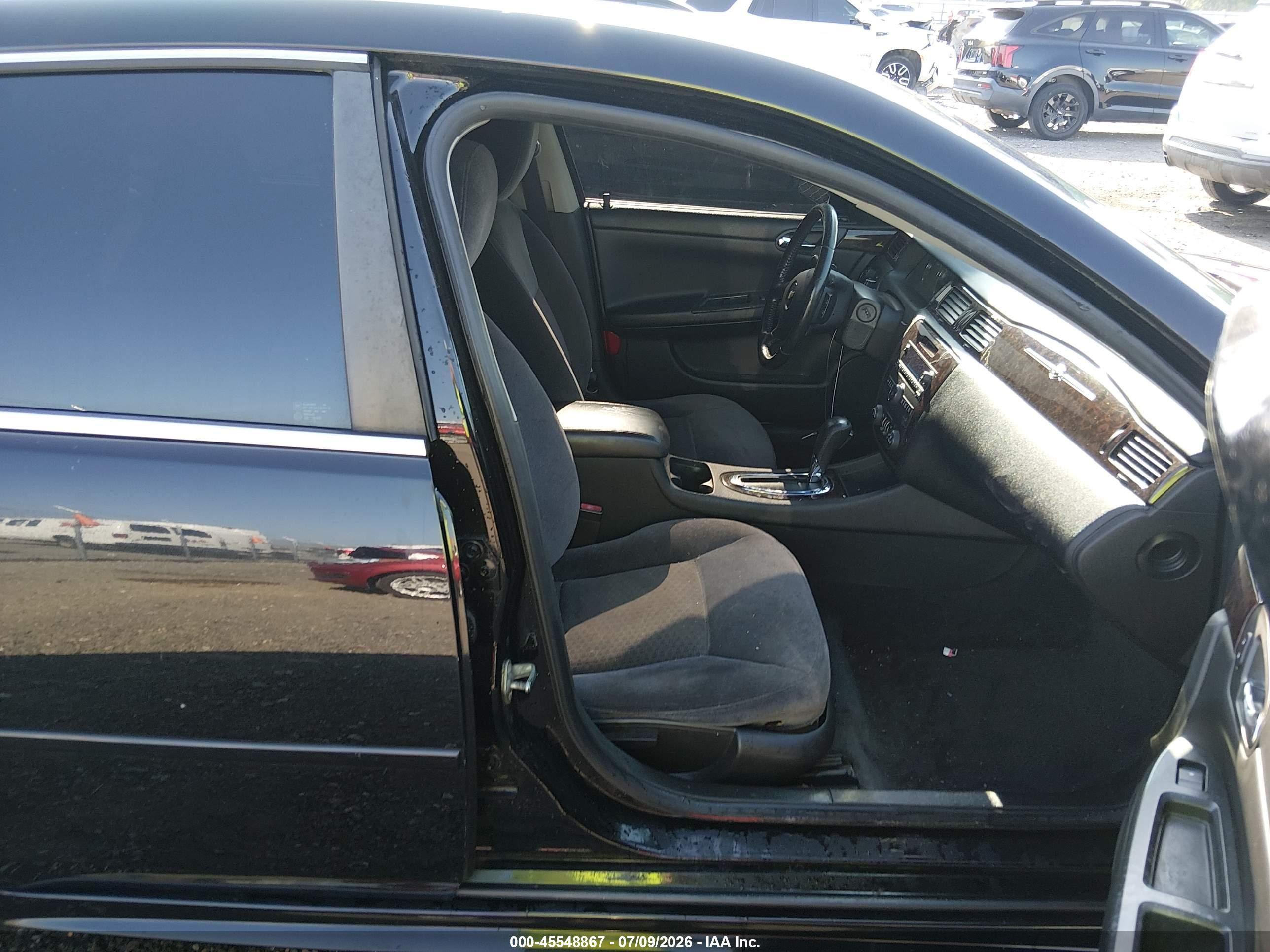 2013 Chevrolet Impala Lt Black vin: 2G1WG5E37D1119706