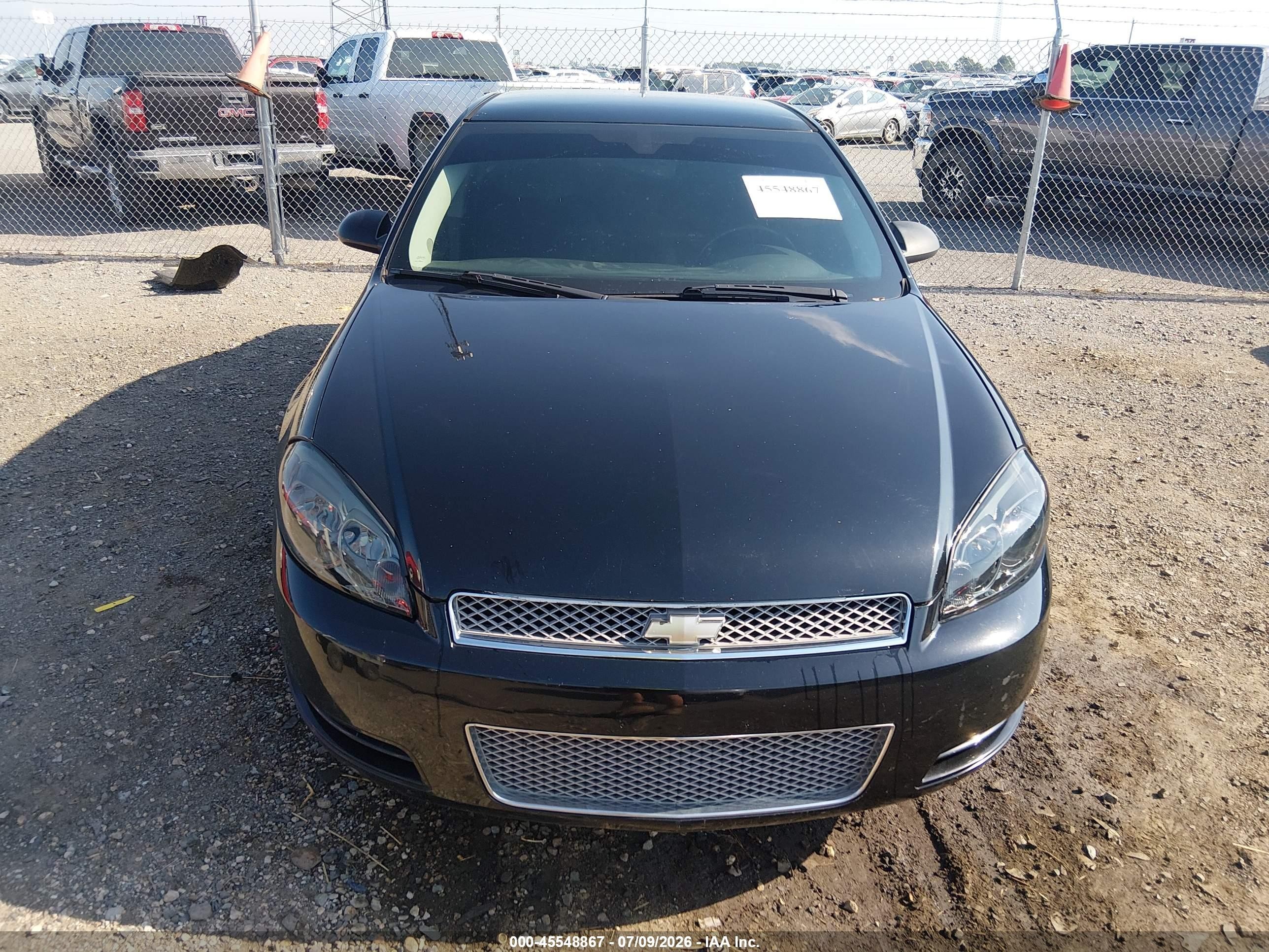 2013 Chevrolet Impala Lt Black vin: 2G1WG5E37D1119706