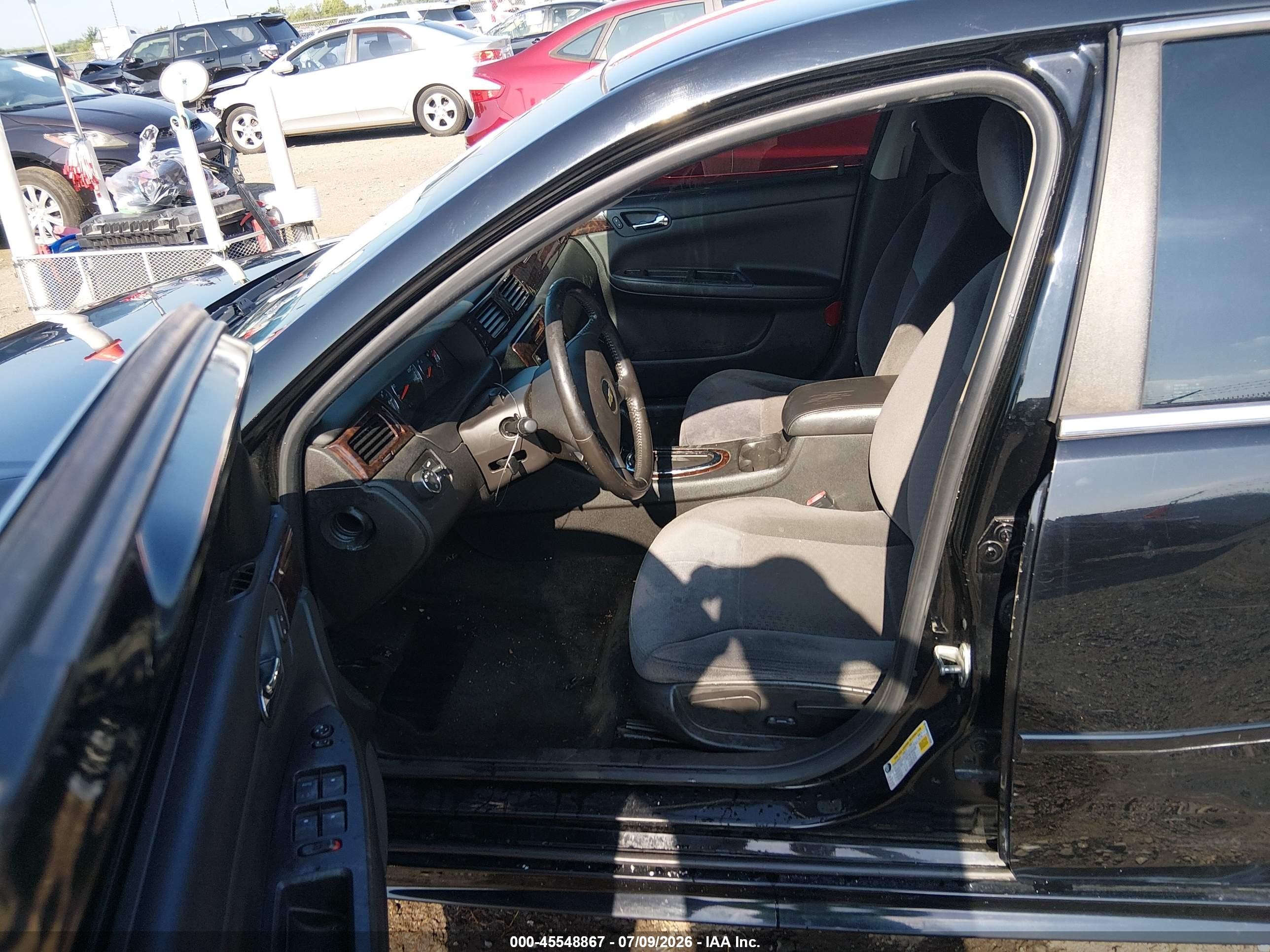 2013 Chevrolet Impala Lt Black vin: 2G1WG5E37D1119706