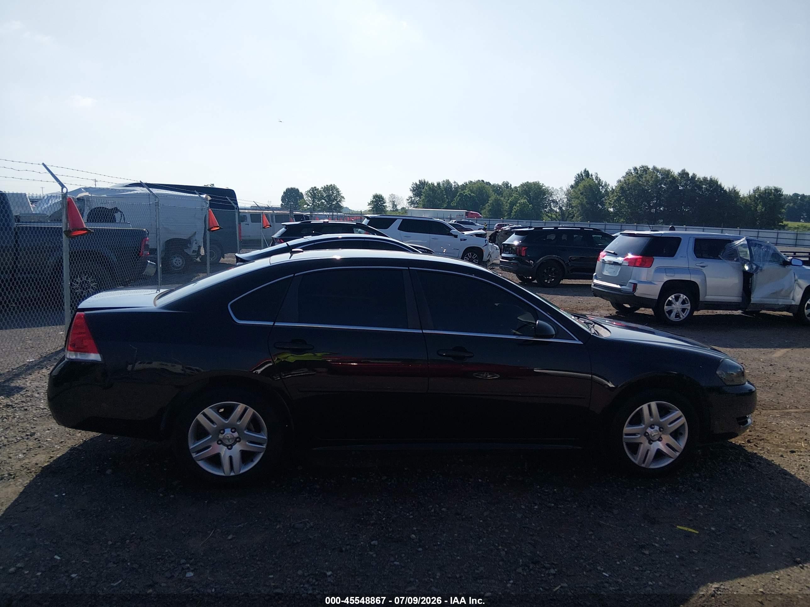 2013 Chevrolet Impala Lt Black vin: 2G1WG5E37D1119706
