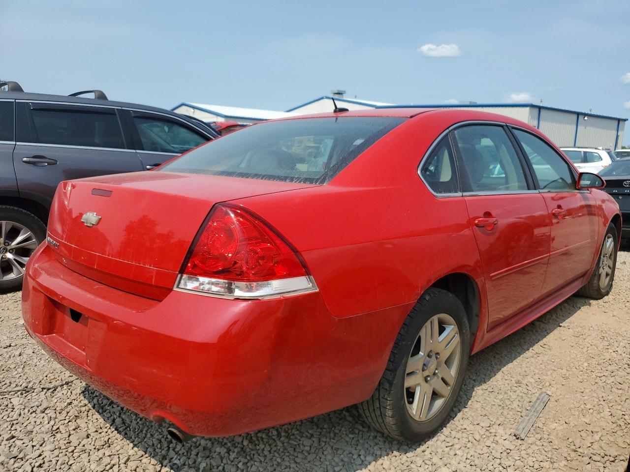 2013 Chevrolet Impala Lt Red vin: 2G1WG5E37D1214704