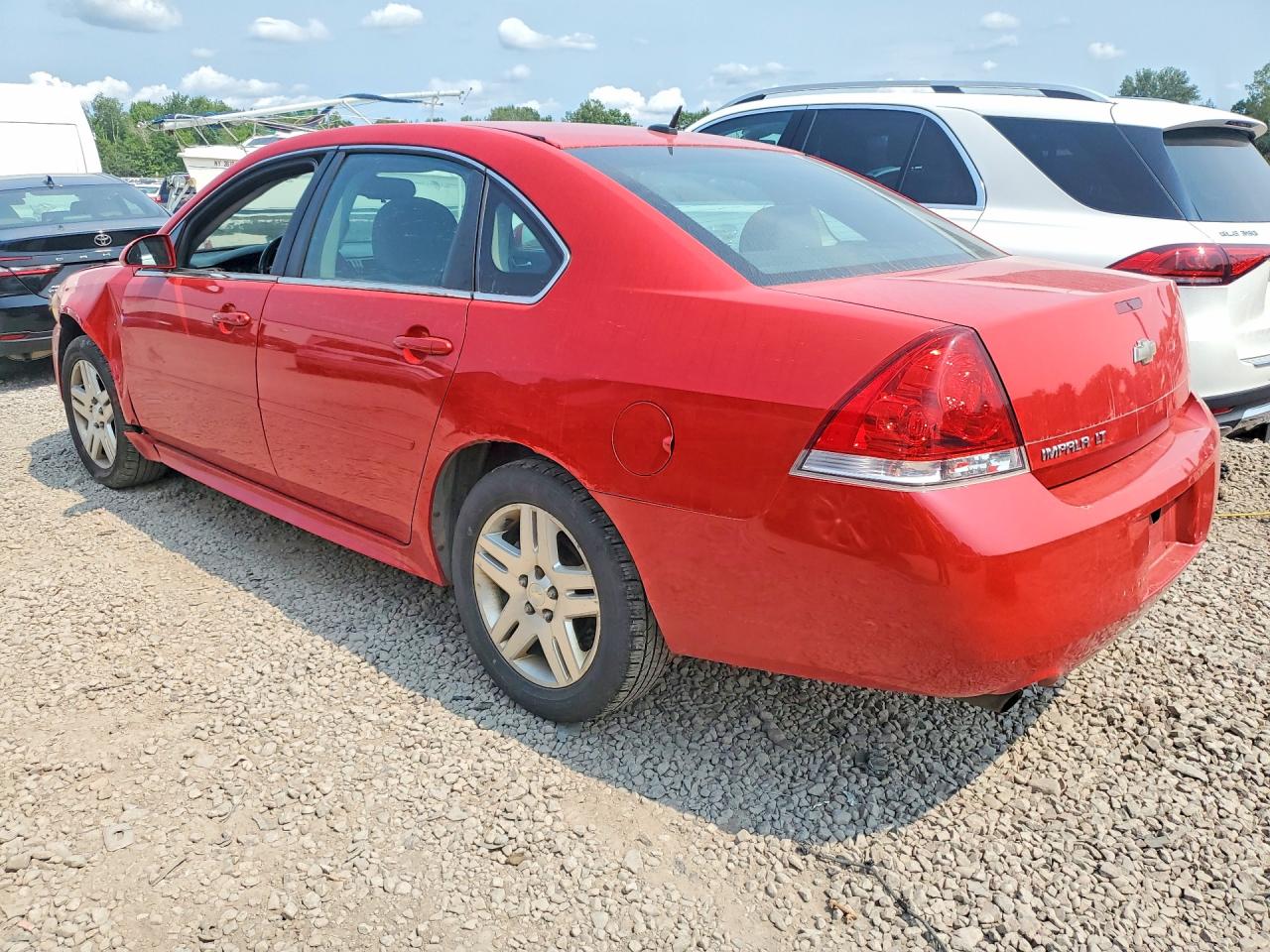 2013 Chevrolet Impala Lt Red vin: 2G1WG5E37D1214704