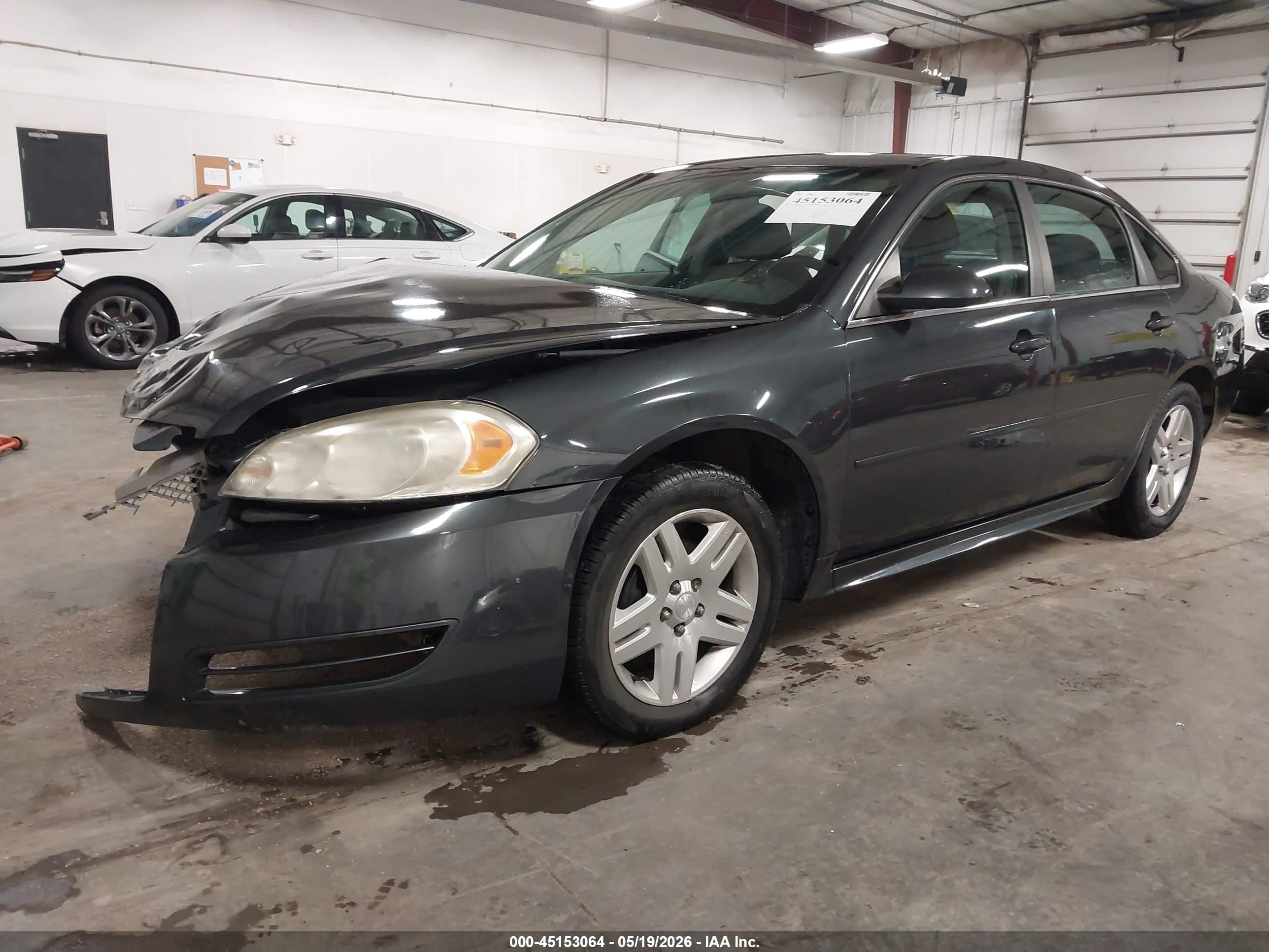 2013 Chevrolet Impala Lt Gray vin: 2G1WG5E37D1233320
