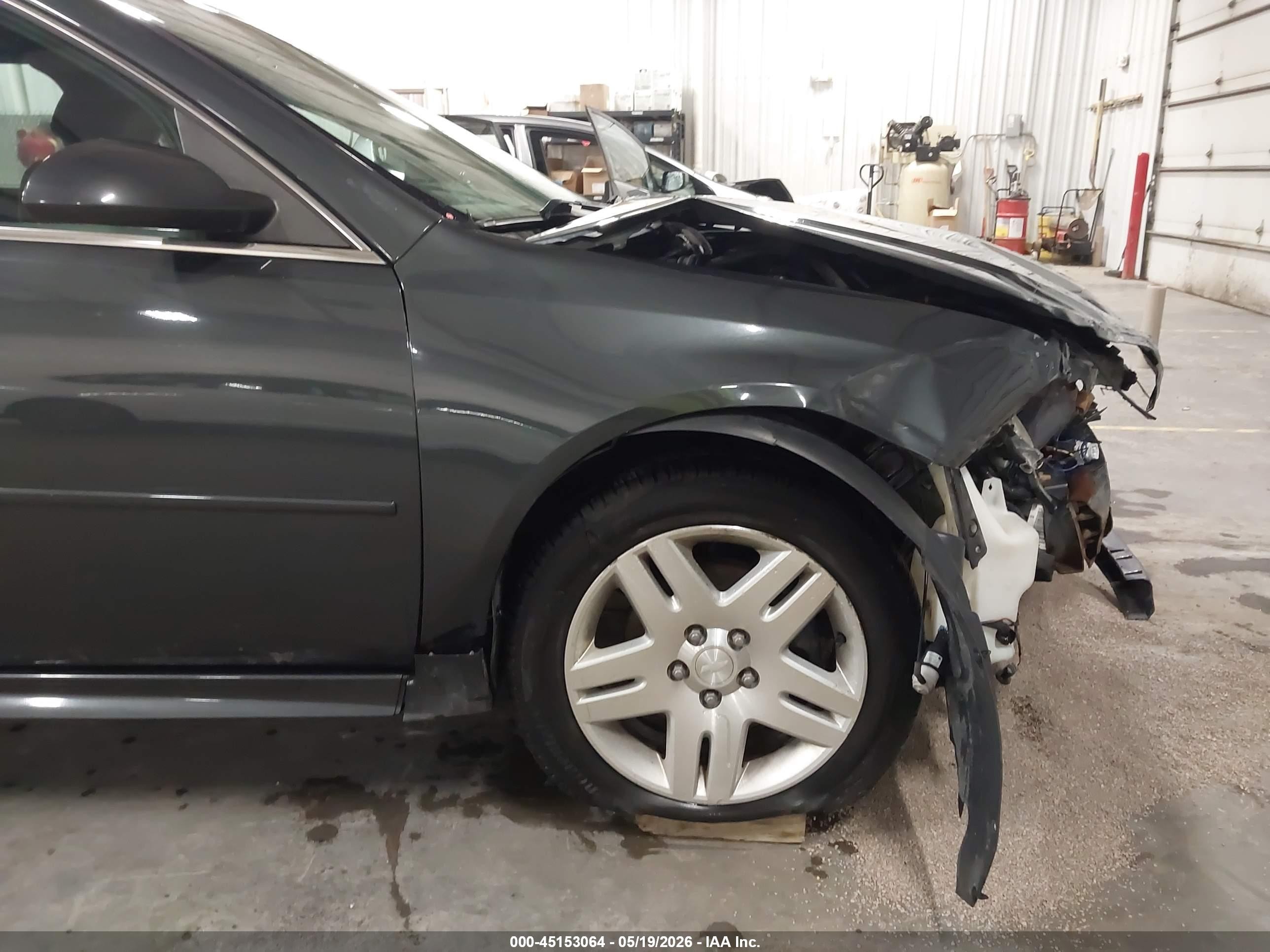 2013 Chevrolet Impala Lt Gray vin: 2G1WG5E37D1233320