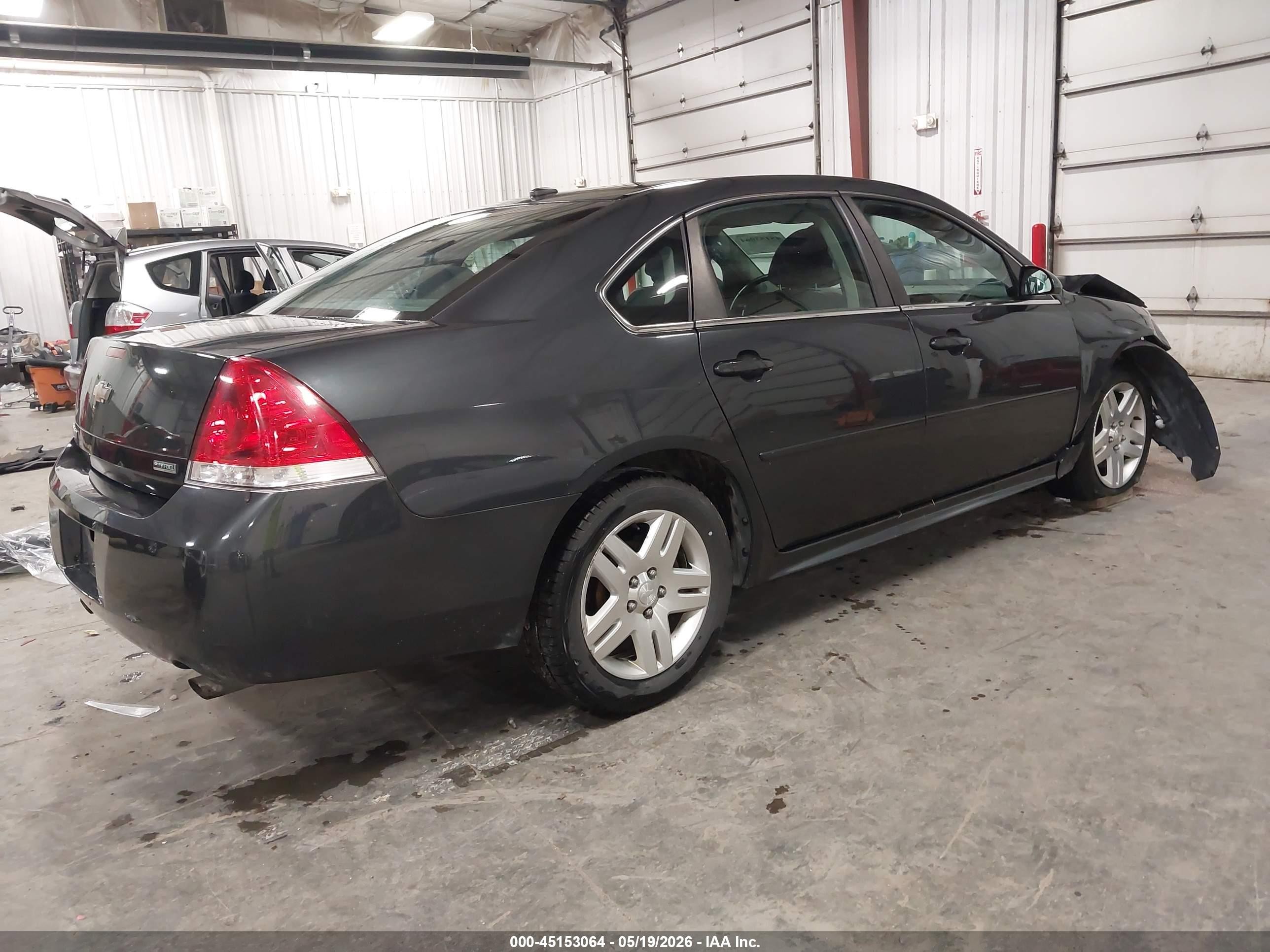 2013 Chevrolet Impala Lt Gray vin: 2G1WG5E37D1233320