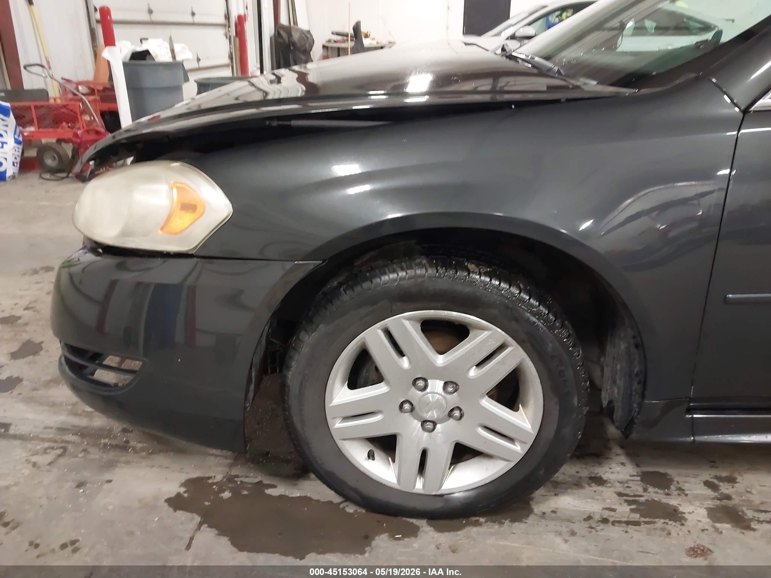 2013 Chevrolet Impala Lt Gray vin: 2G1WG5E37D1233320
