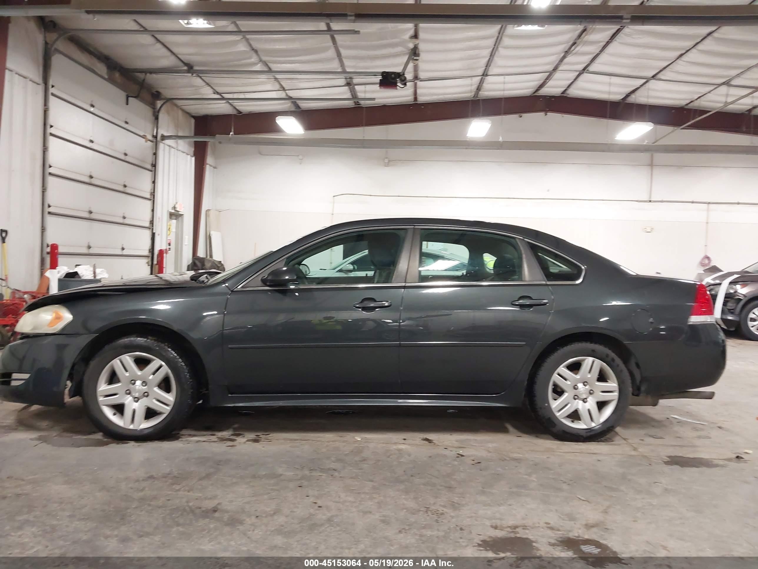 2013 Chevrolet Impala Lt Gray vin: 2G1WG5E37D1233320