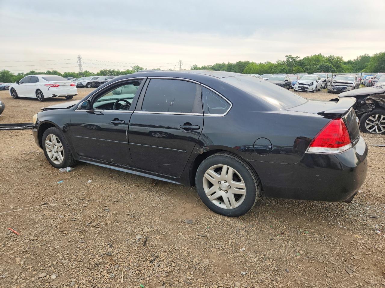 2012 Chevrolet Impala Lt Black vin: 2G1WG5E38C1233373