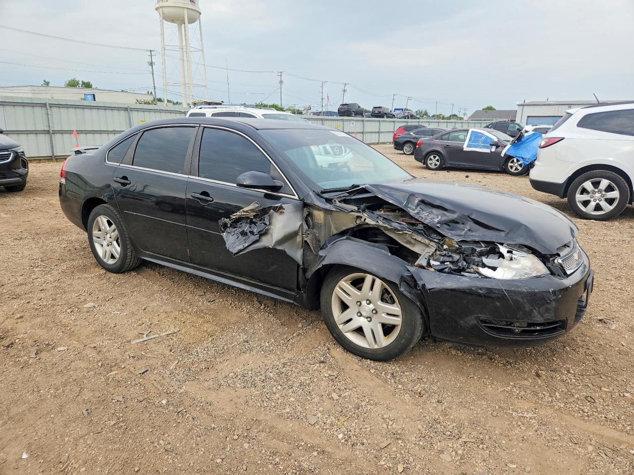 2012 Chevrolet Impala Lt Black vin: 2G1WG5E38C1233373