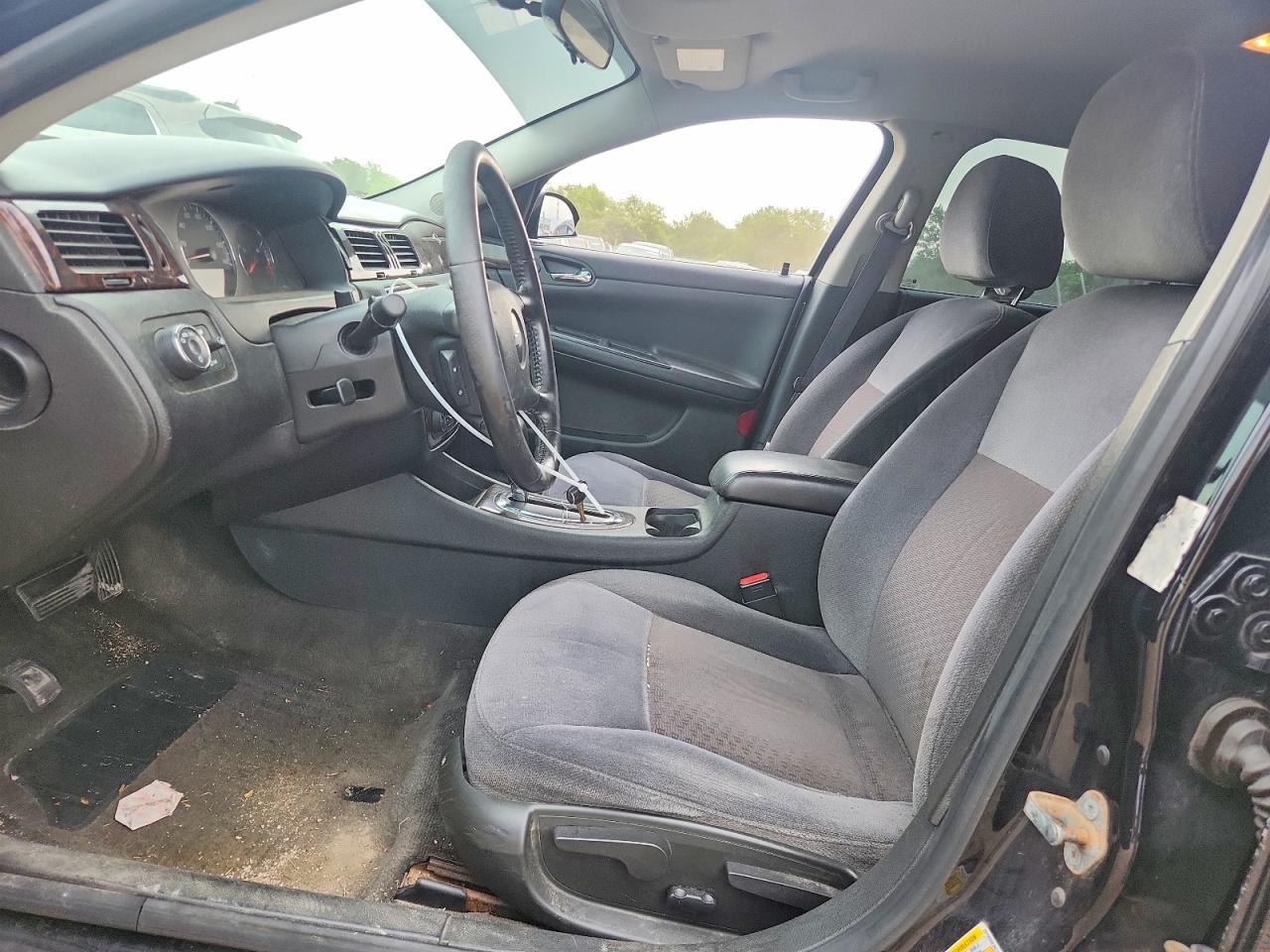 2012 Chevrolet Impala Lt Black vin: 2G1WG5E38C1233373