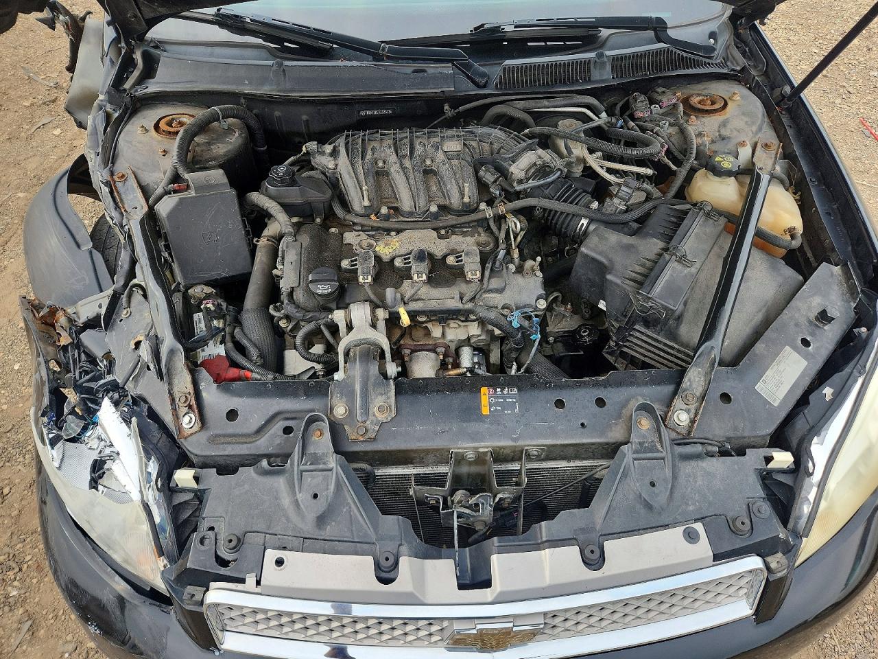 2012 Chevrolet Impala Lt Black vin: 2G1WG5E38C1233373