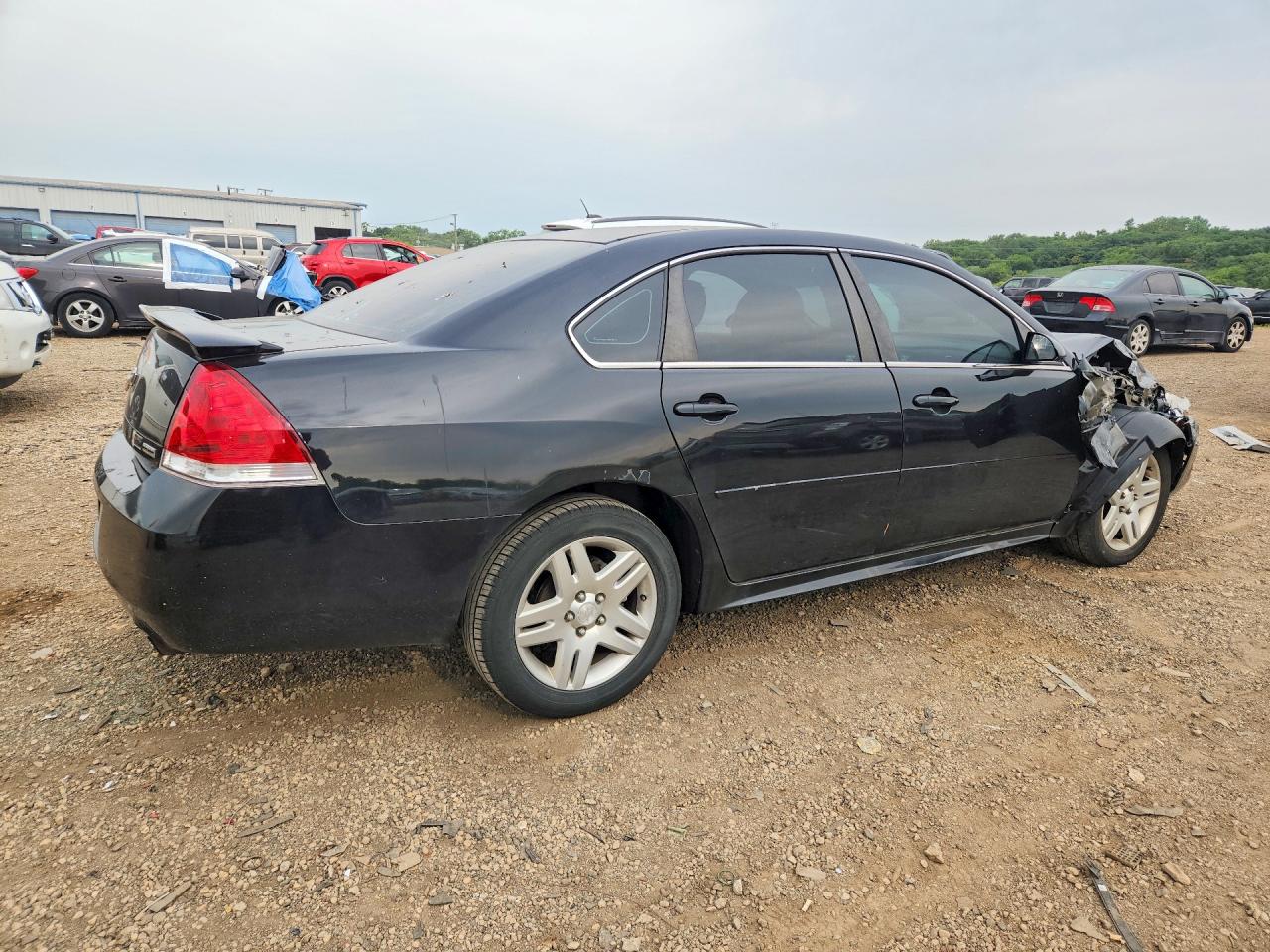 2012 Chevrolet Impala Lt Black vin: 2G1WG5E38C1233373