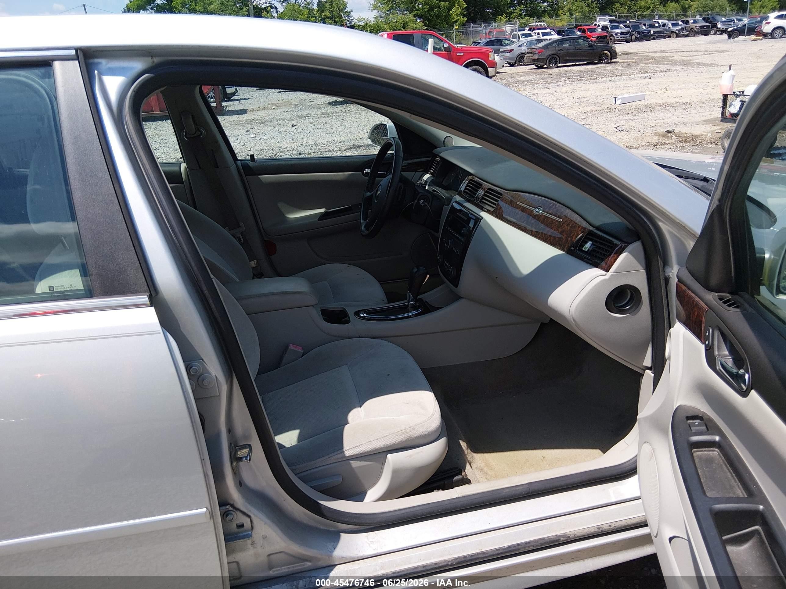 2012 Chevrolet Impala Lt Silver vin: 2G1WG5E38C1238492