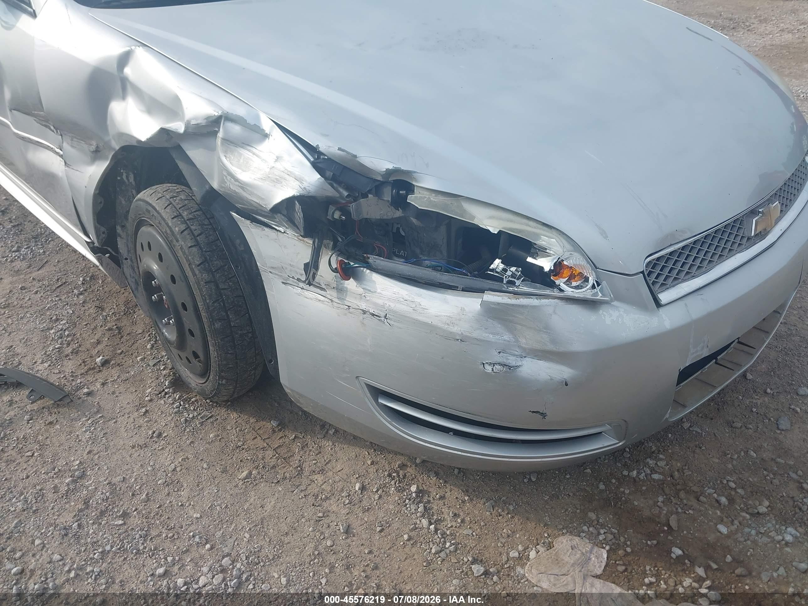 2012 Chevrolet Impala Lt Silver vin: 2G1WG5E38C1274876