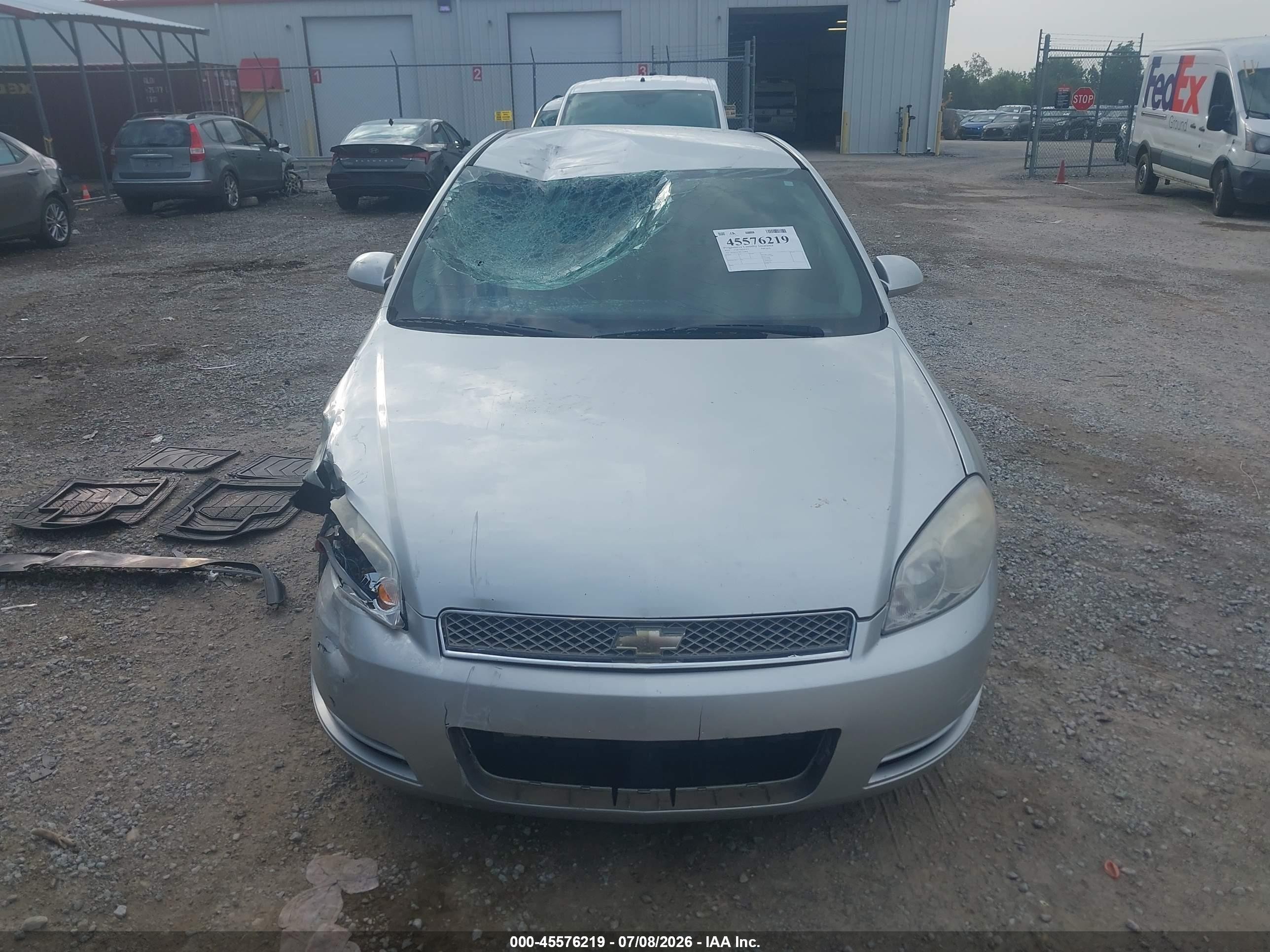2012 Chevrolet Impala Lt Silver vin: 2G1WG5E38C1274876