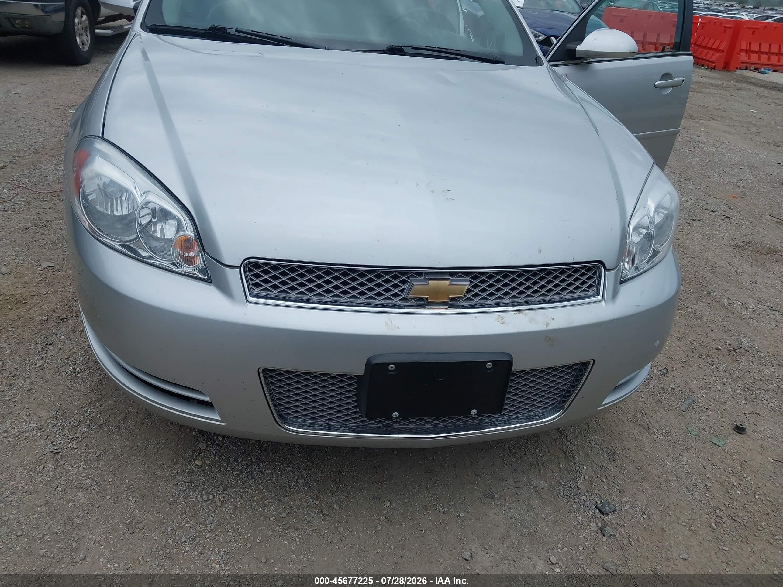2012 Chevrolet Impala Lt Silver vin: 2G1WG5E38C1278653