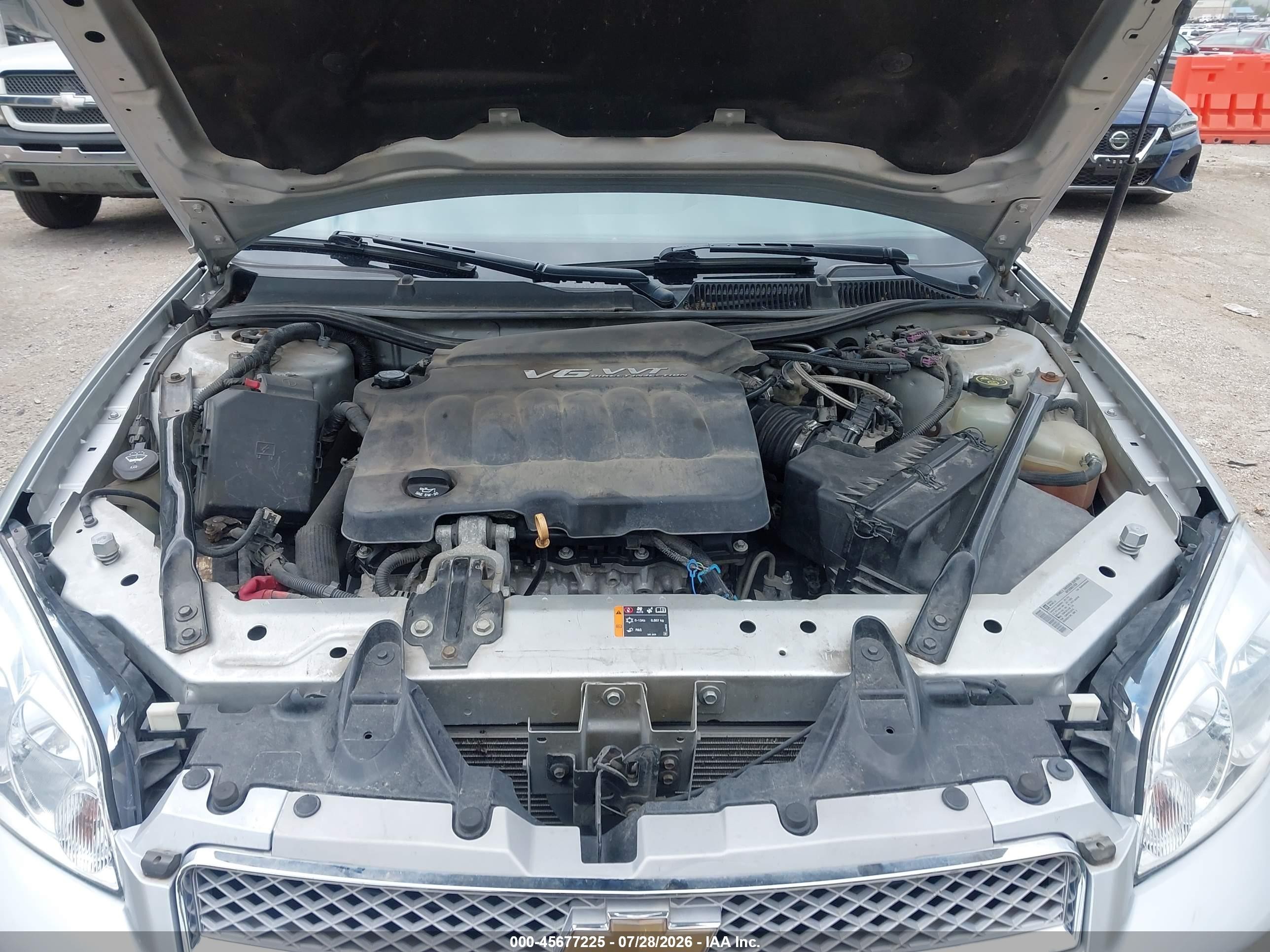 2012 Chevrolet Impala Lt Silver vin: 2G1WG5E38C1278653