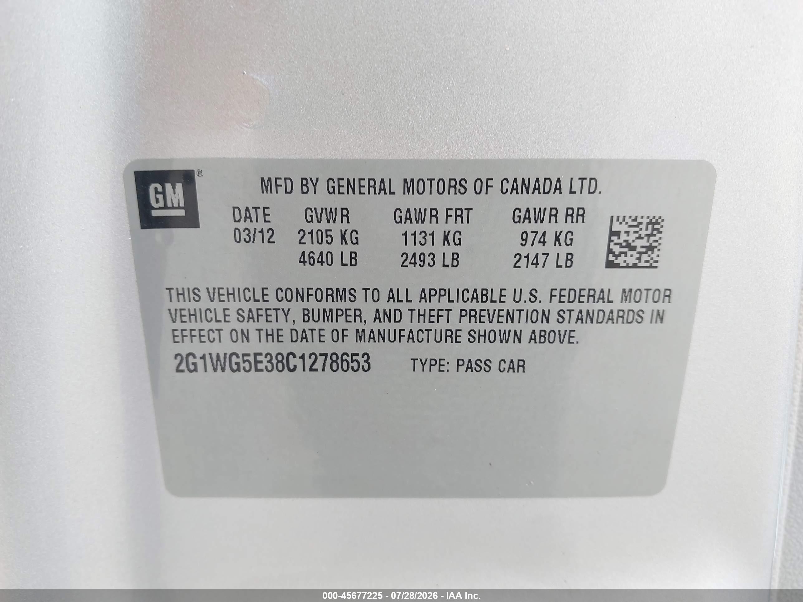 2012 Chevrolet Impala Lt Silver vin: 2G1WG5E38C1278653