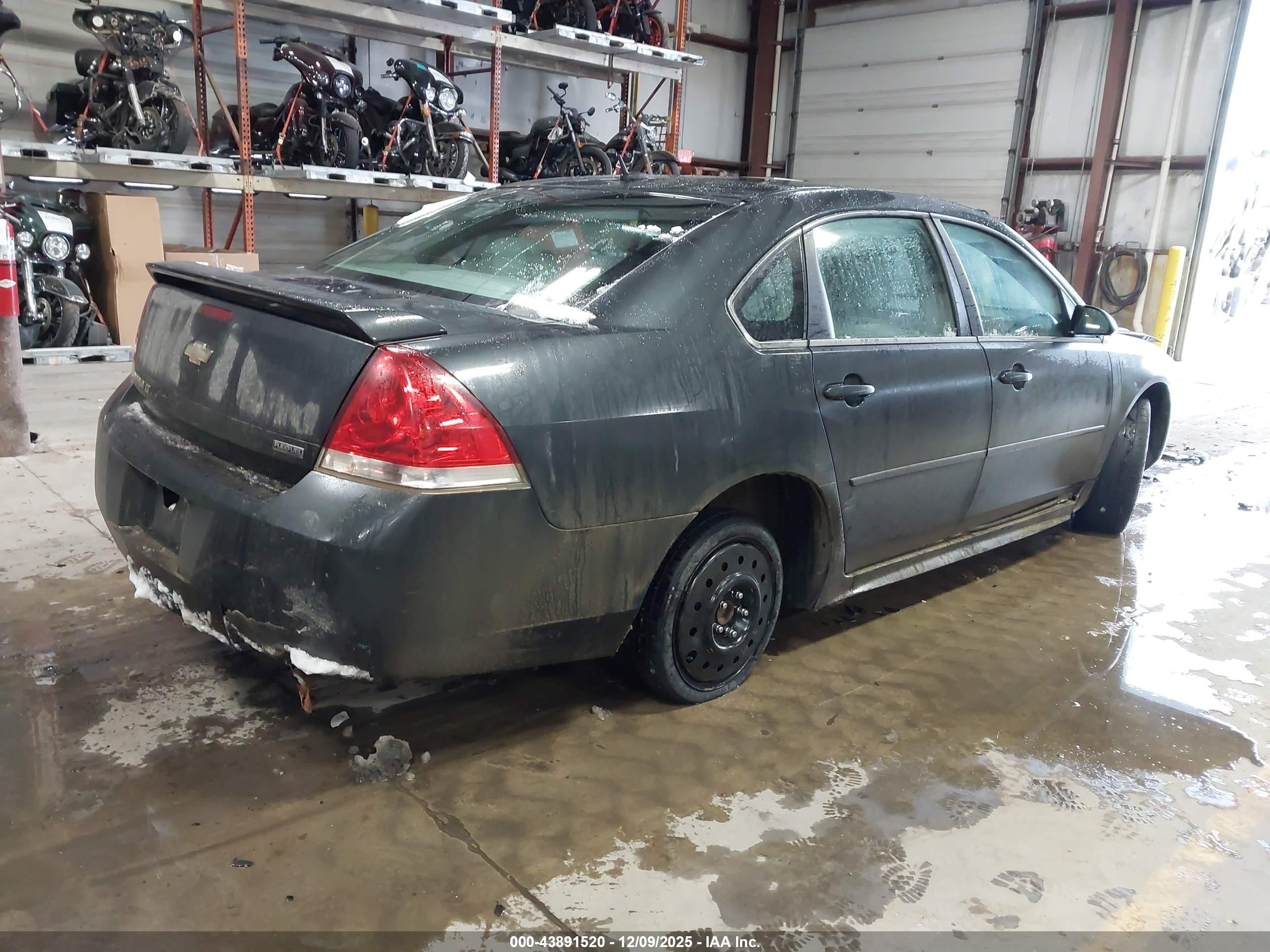 2012 Chevrolet Impala Lt Gray vin: 2G1WG5E38C1336664