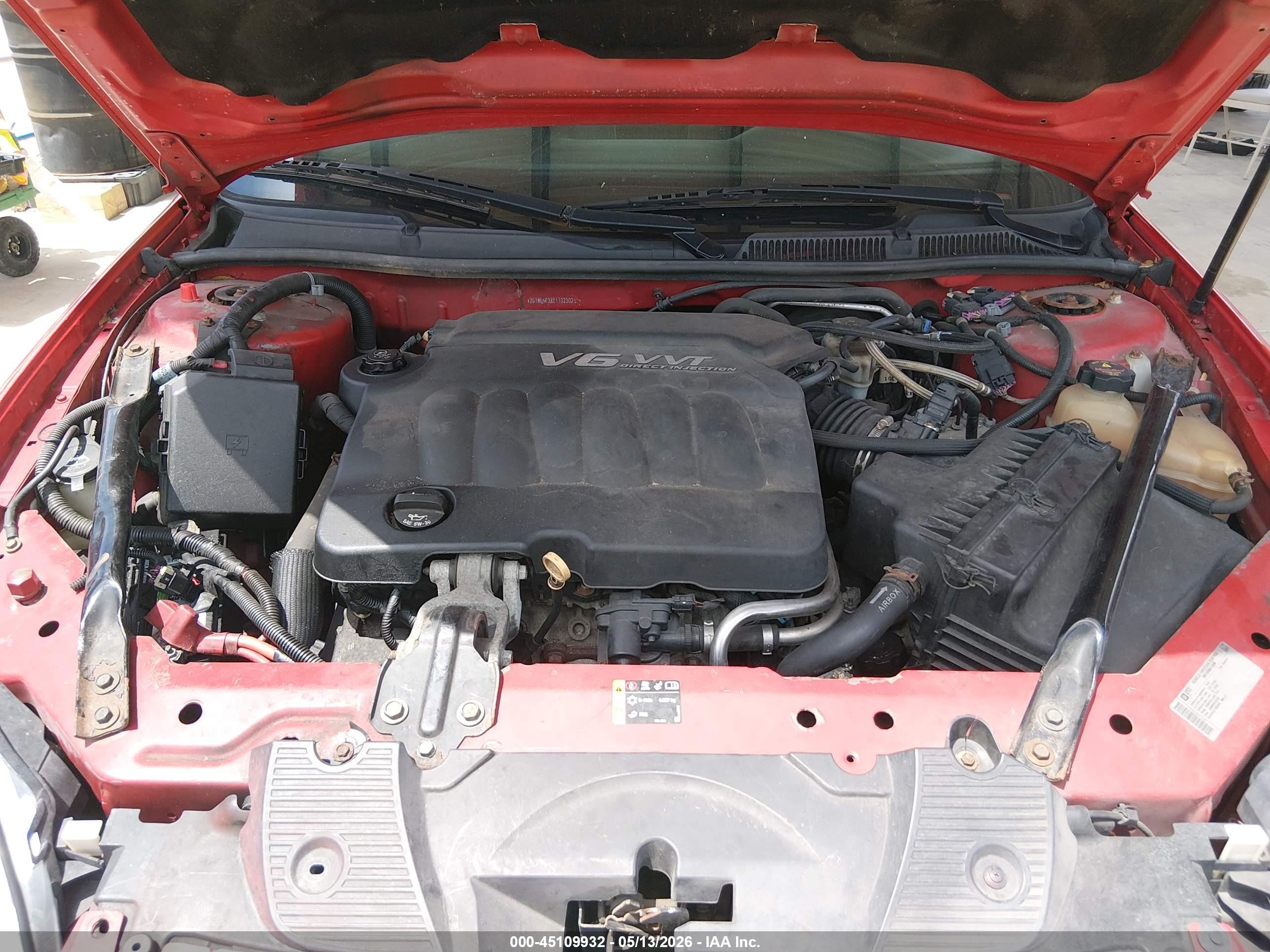 2013 Chevrolet Impala Lt Red vin: 2G1WG5E38D1102302