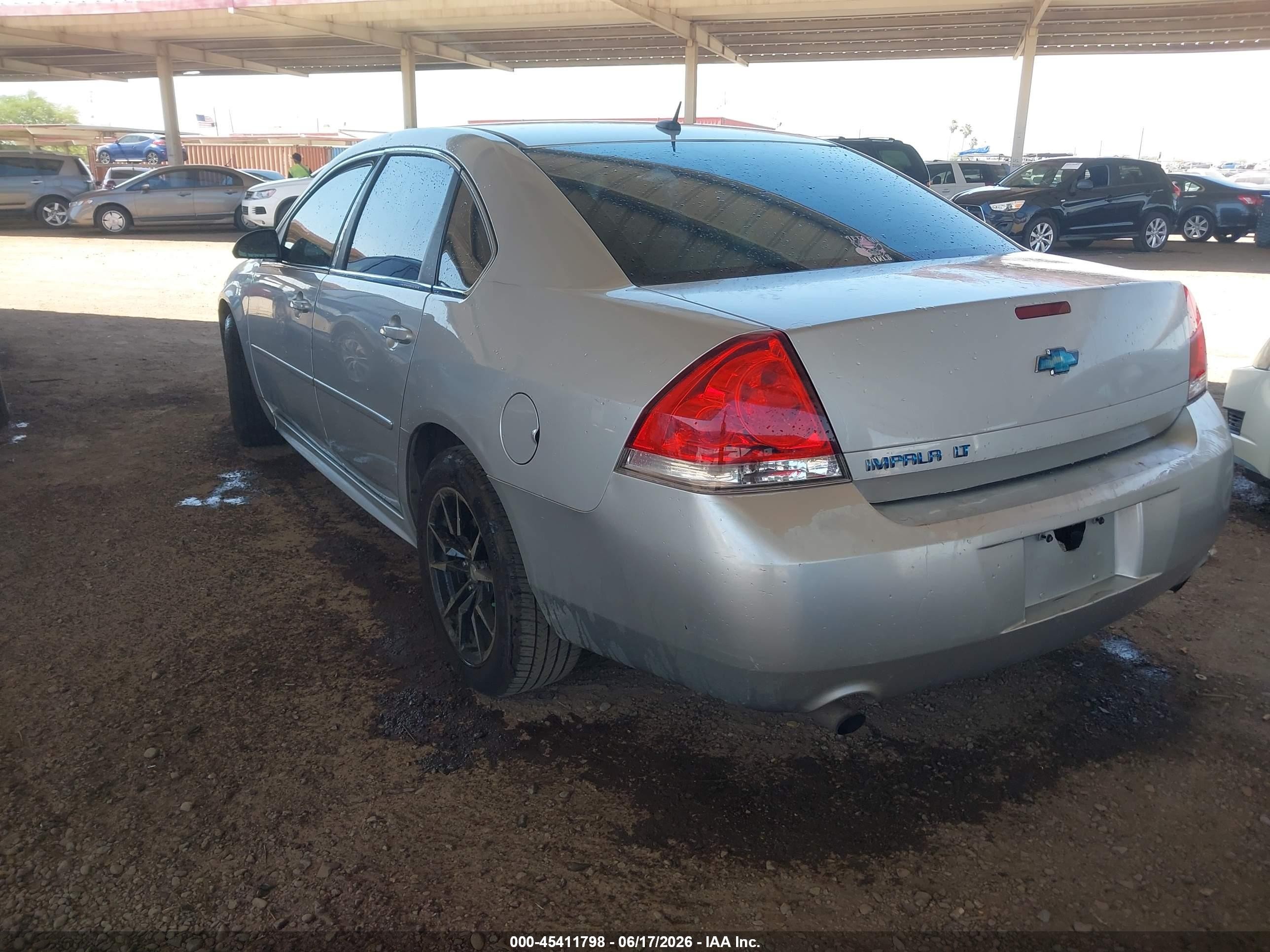 2013 Chevrolet Impala Lt Silver vin: 2G1WG5E38D1128088