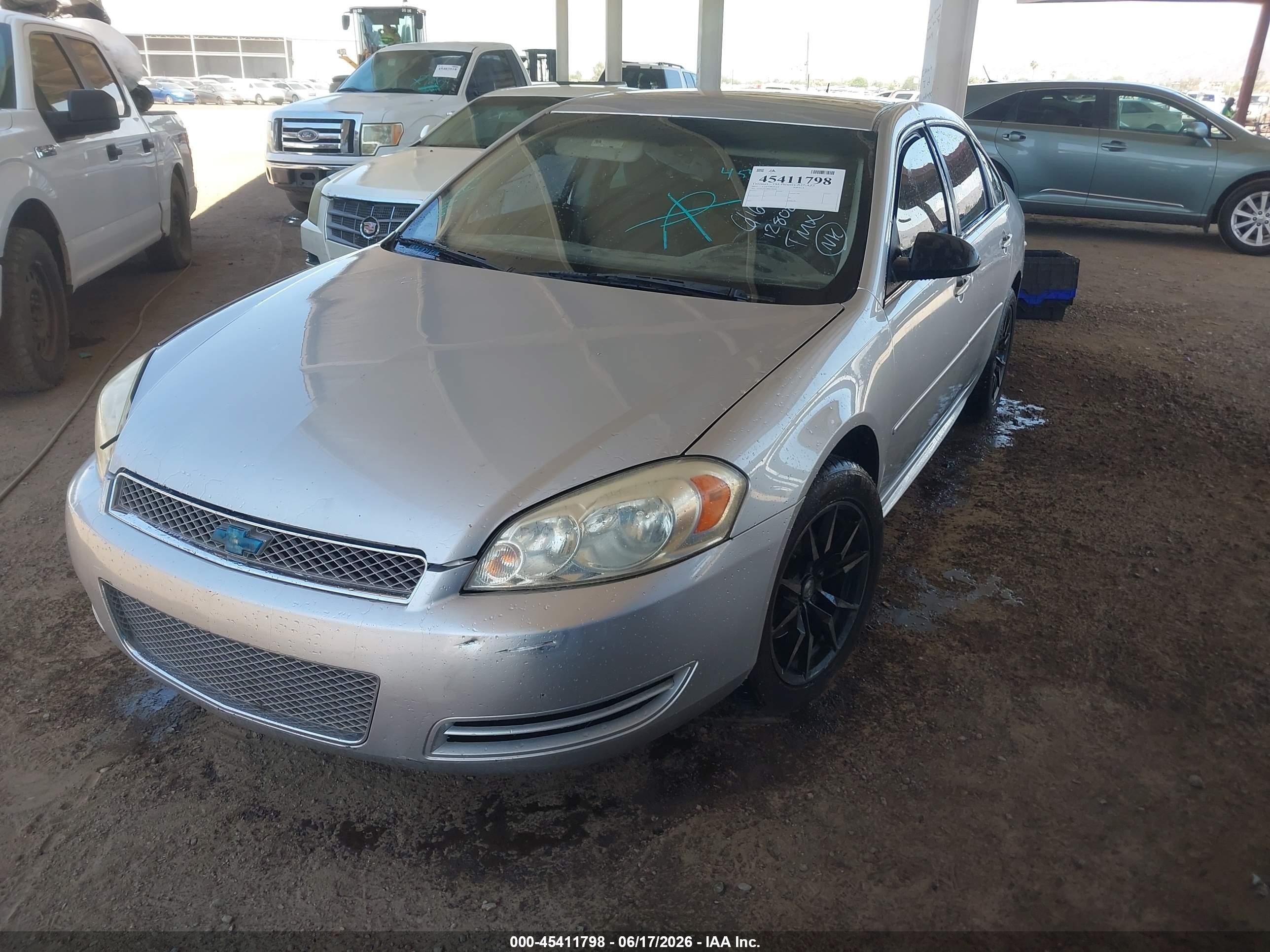 2013 Chevrolet Impala Lt Silver vin: 2G1WG5E38D1128088