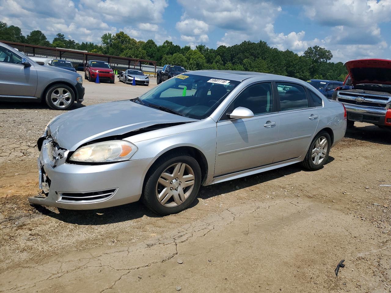 2013 Chevrolet Impala Lt Silver vin: 2G1WG5E38D1174097
