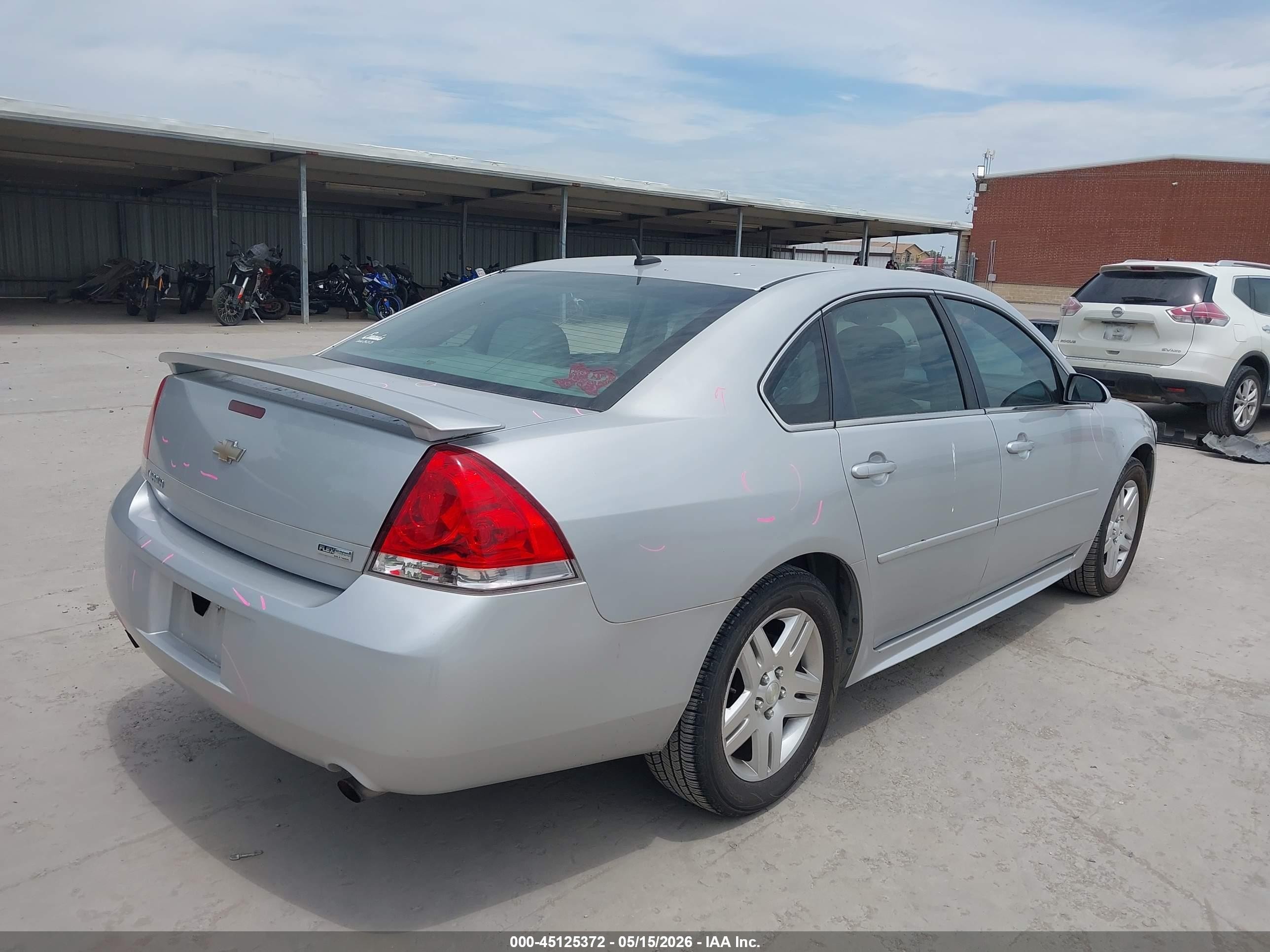 2013 Chevrolet Impala Lt Silver vin: 2G1WG5E38D1178439
