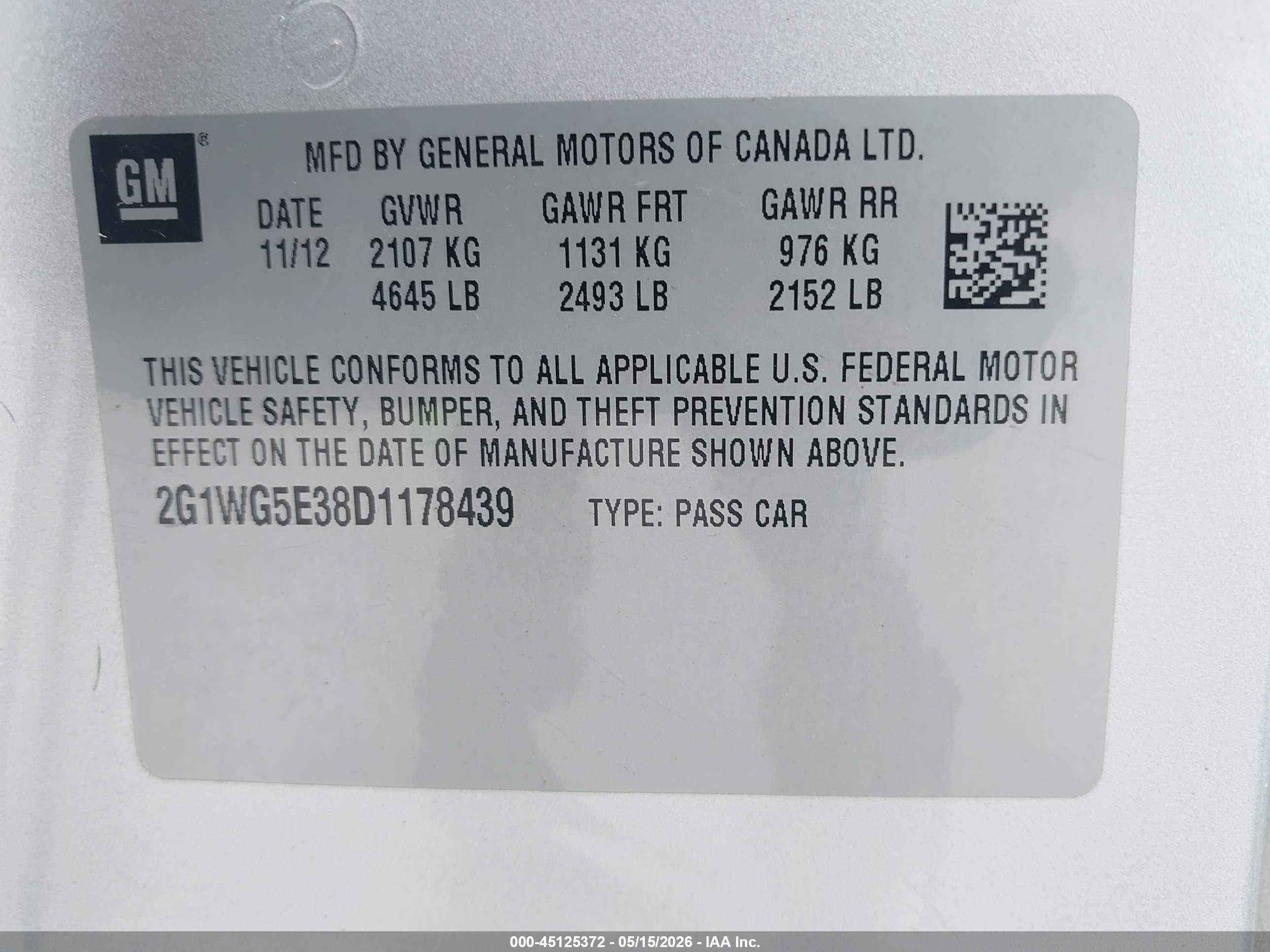 2013 Chevrolet Impala Lt Silver vin: 2G1WG5E38D1178439