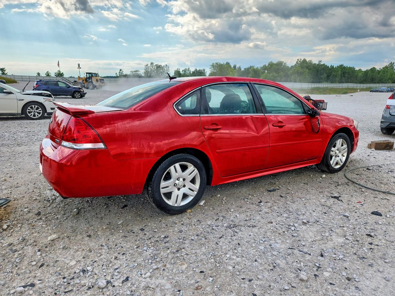 2013 Chevrolet Impala Lt Red vin: 2G1WG5E38D1181809