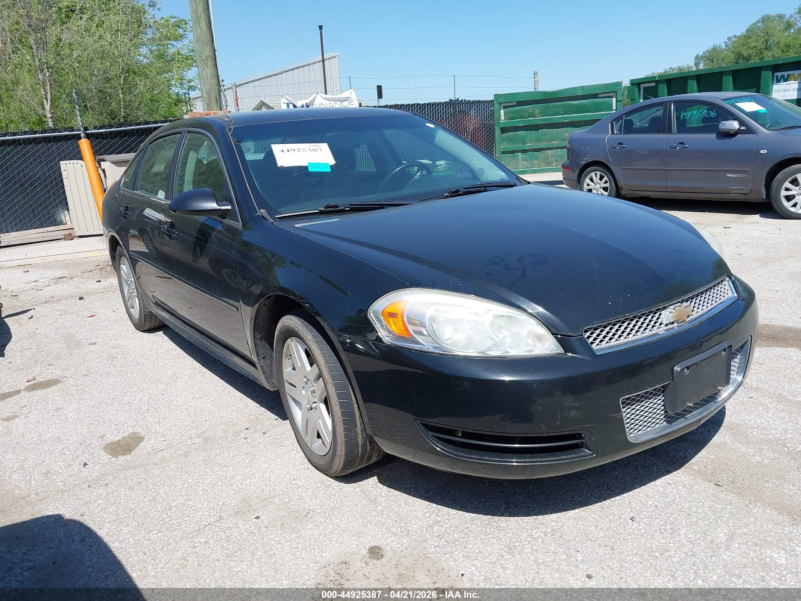 2013 Chevrolet Impala Lt Black vin: 2G1WG5E38D1187531