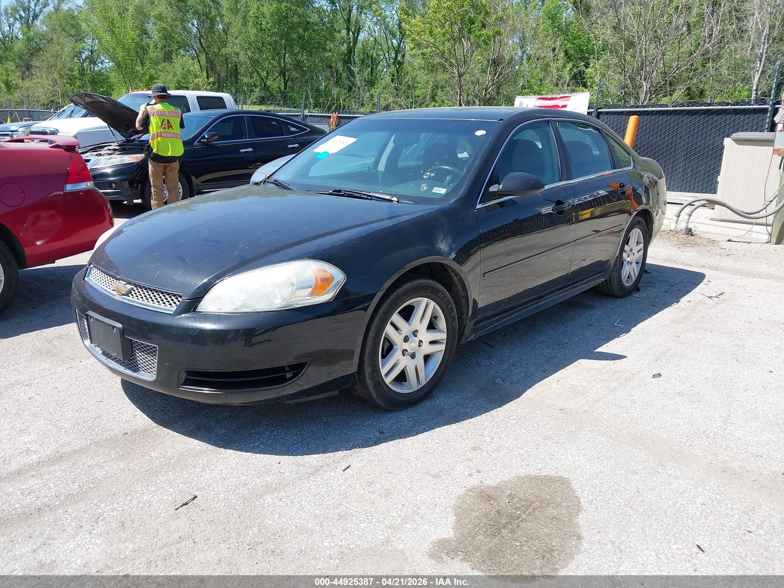 2013 Chevrolet Impala Lt Black vin: 2G1WG5E38D1187531