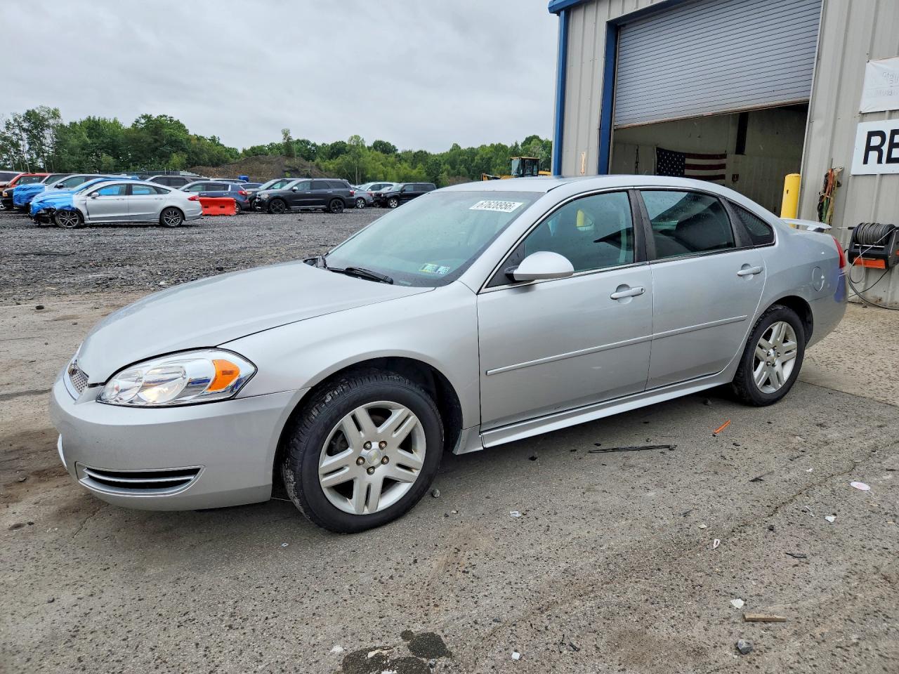 2013 Chevrolet Impala Lt Silver vin: 2G1WG5E38D1197055