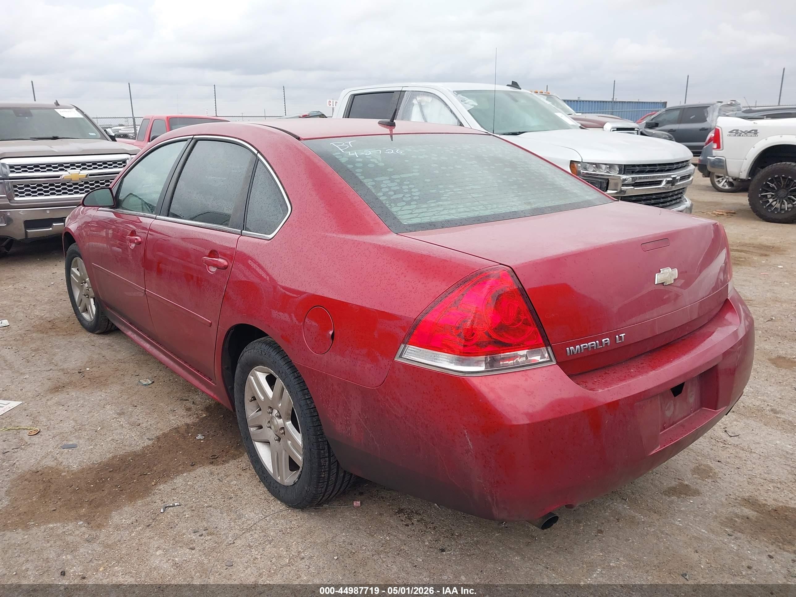 2013 Chevrolet Impala Lt Maroon vin: 2G1WG5E38D1265001