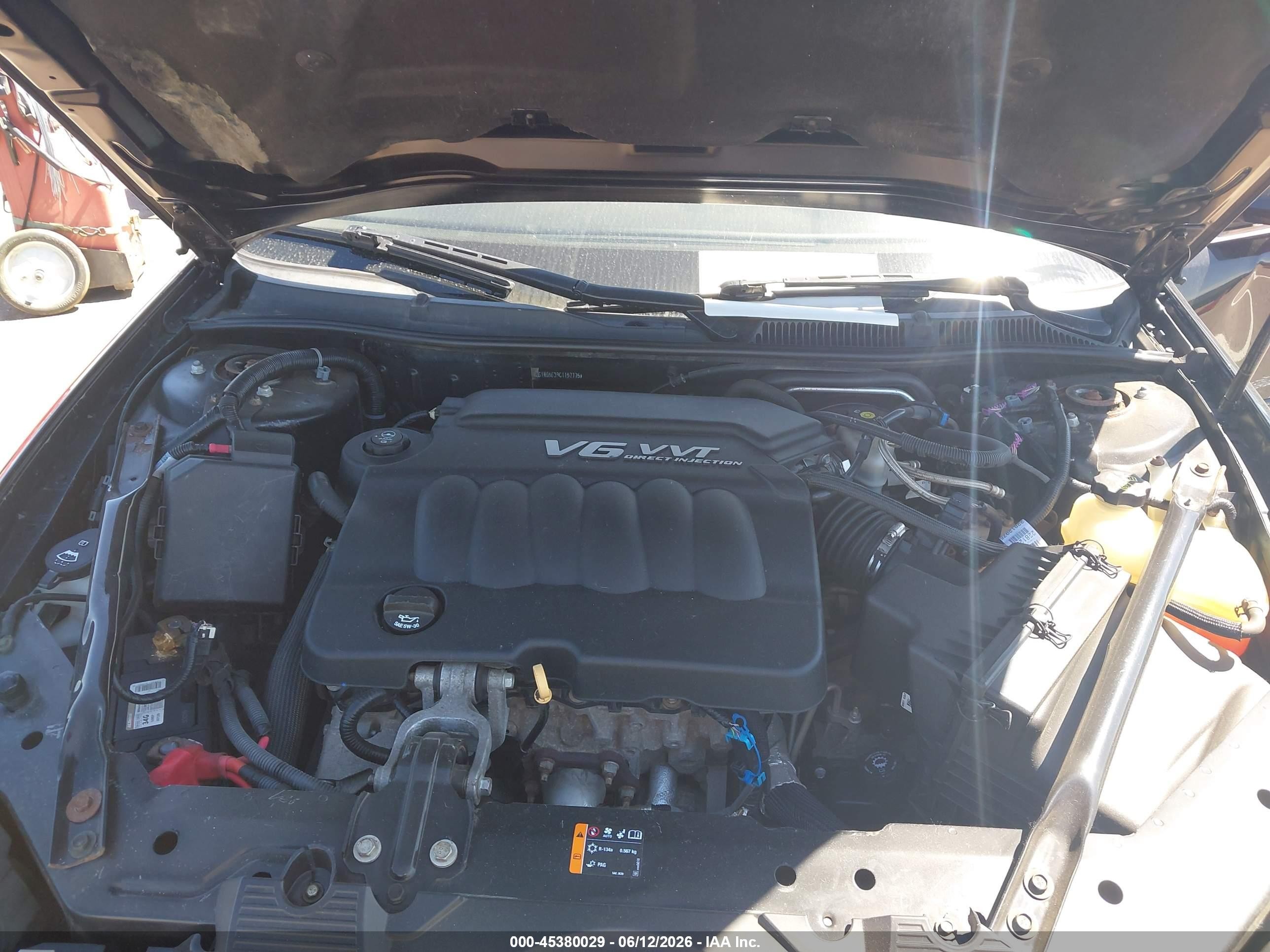 2012 Chevrolet Impala Lt Black vin: 2G1WG5E39C1157775