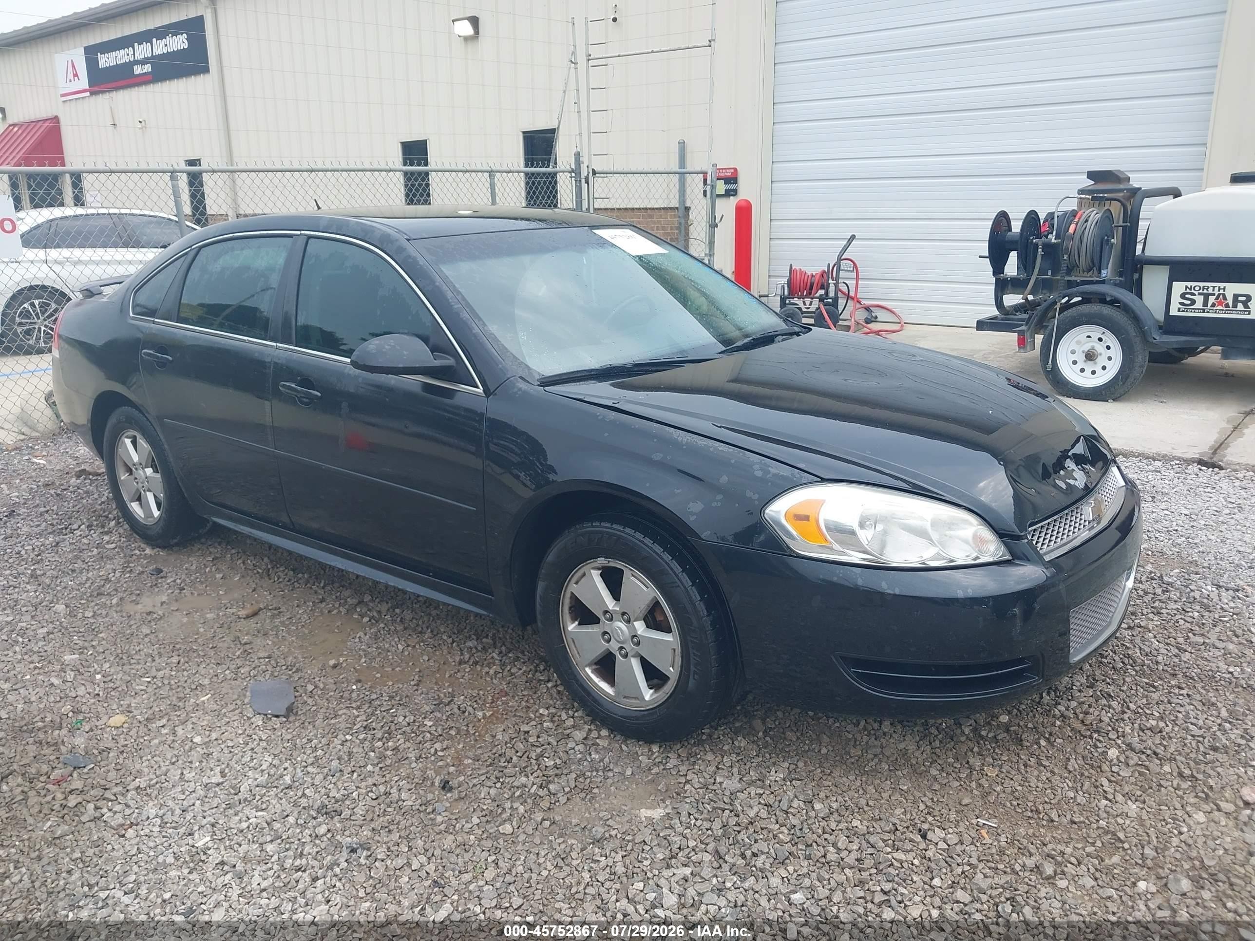 2012 Chevrolet Impala Lt Black vin: 2G1WG5E39C1224620