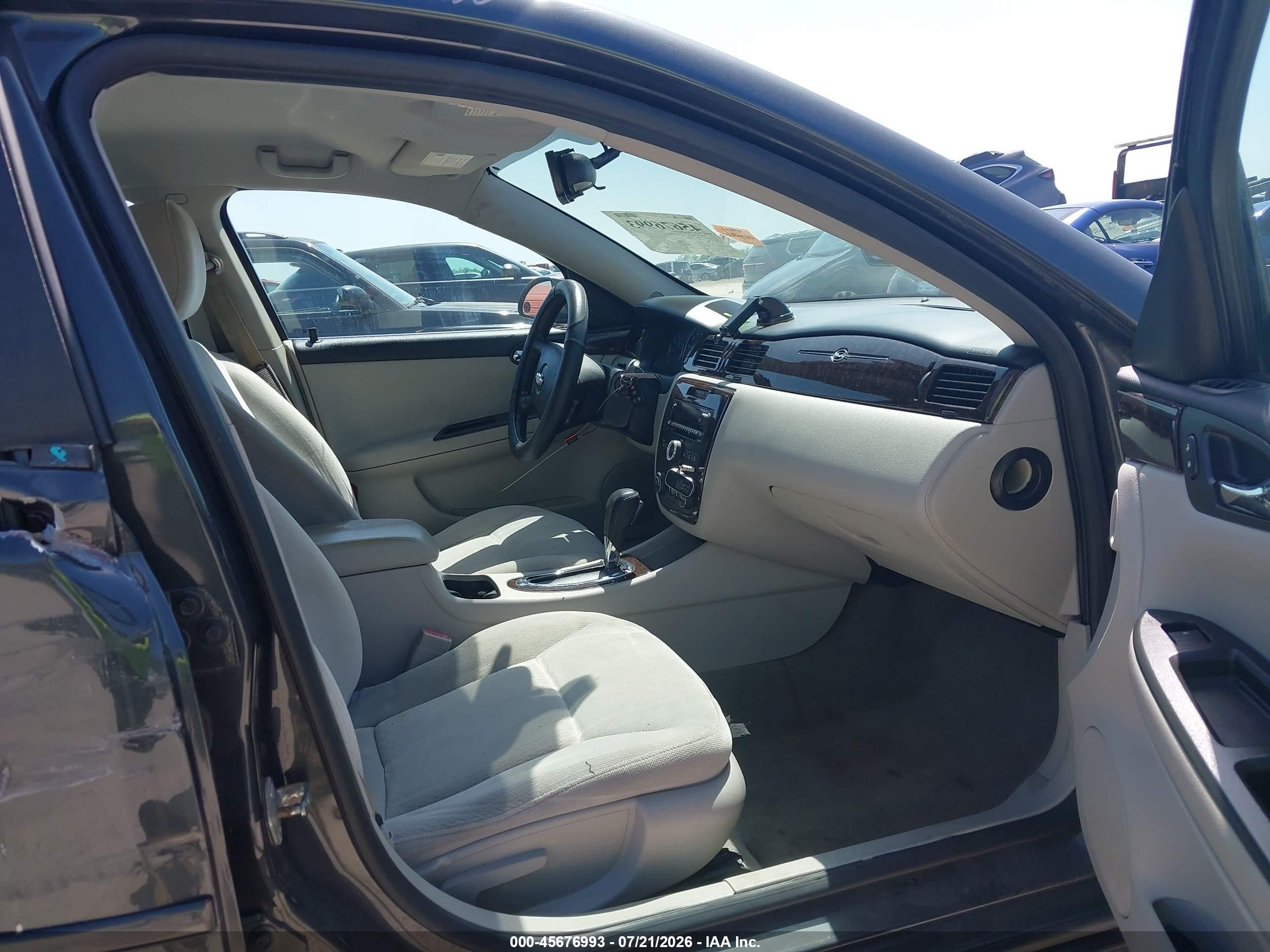 2012 Chevrolet Impala Lt Gray vin: 2G1WG5E39C1248478