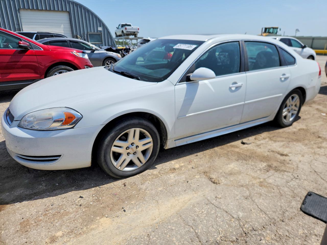 2012 Chevrolet Impala Lt White vin: 2G1WG5E39C1280847