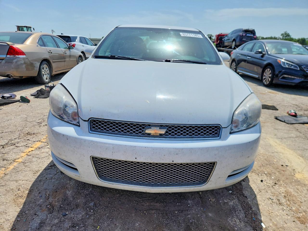 2012 Chevrolet Impala Lt White vin: 2G1WG5E39C1280847