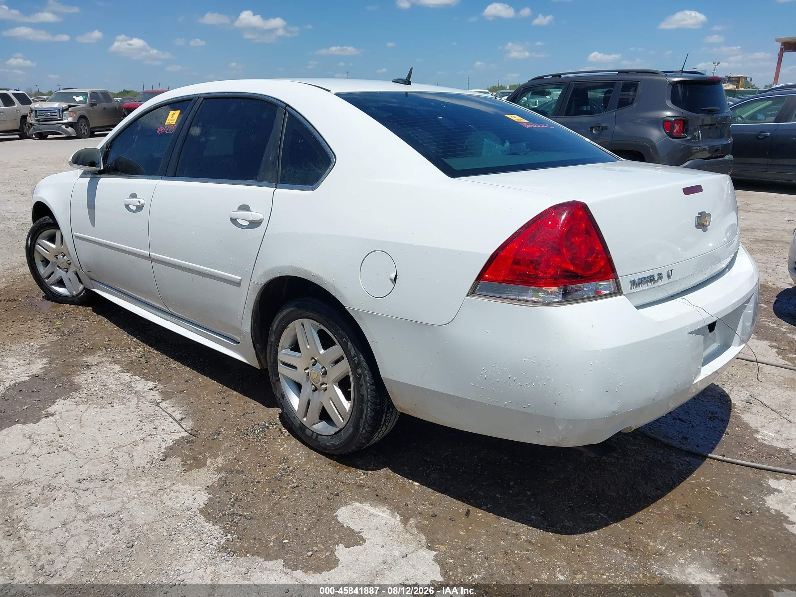2012 Chevrolet Impala Lt Белый vin: 2G1WG5E39C1281870
