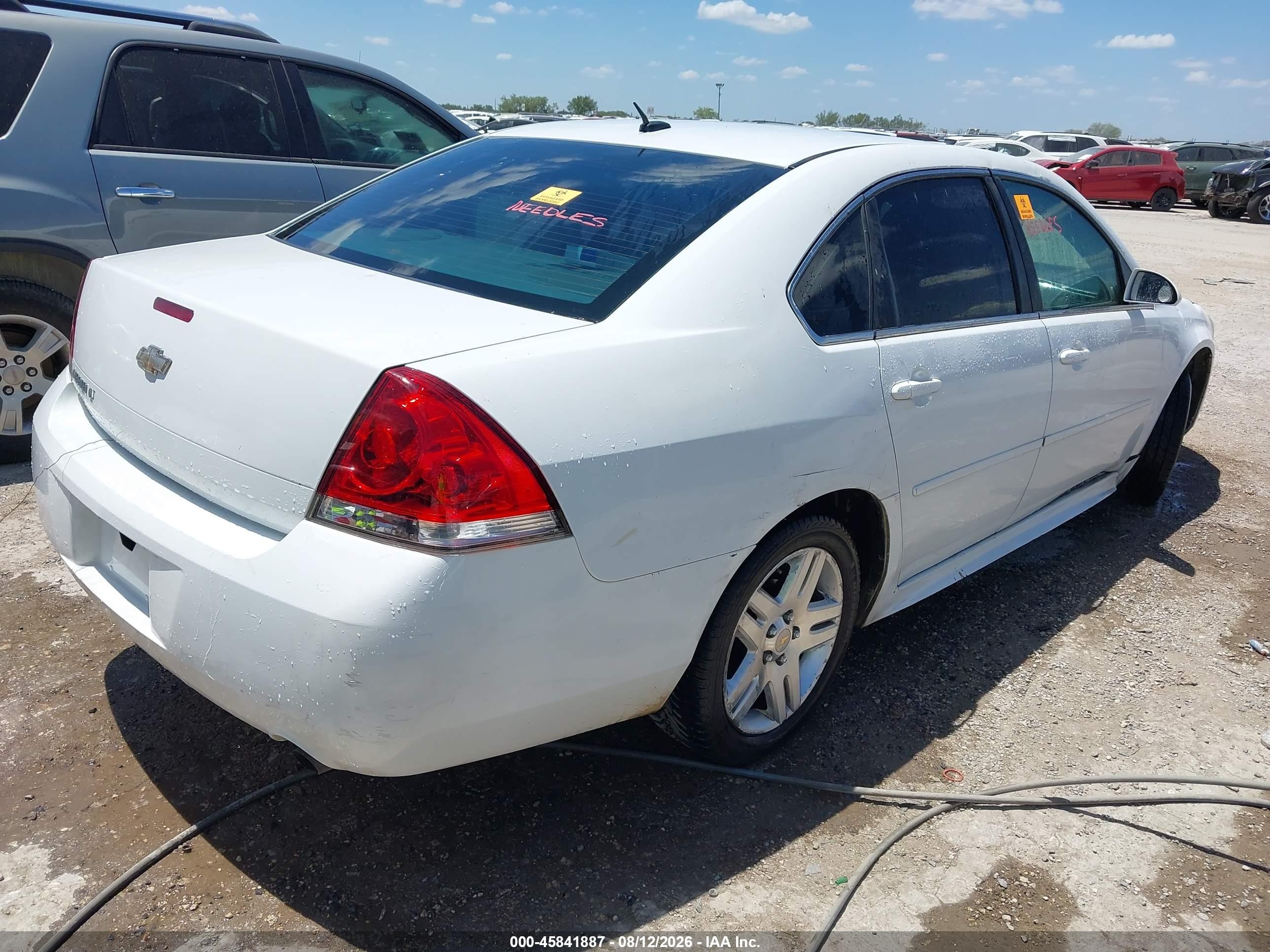 2012 Chevrolet Impala Lt Белый vin: 2G1WG5E39C1281870