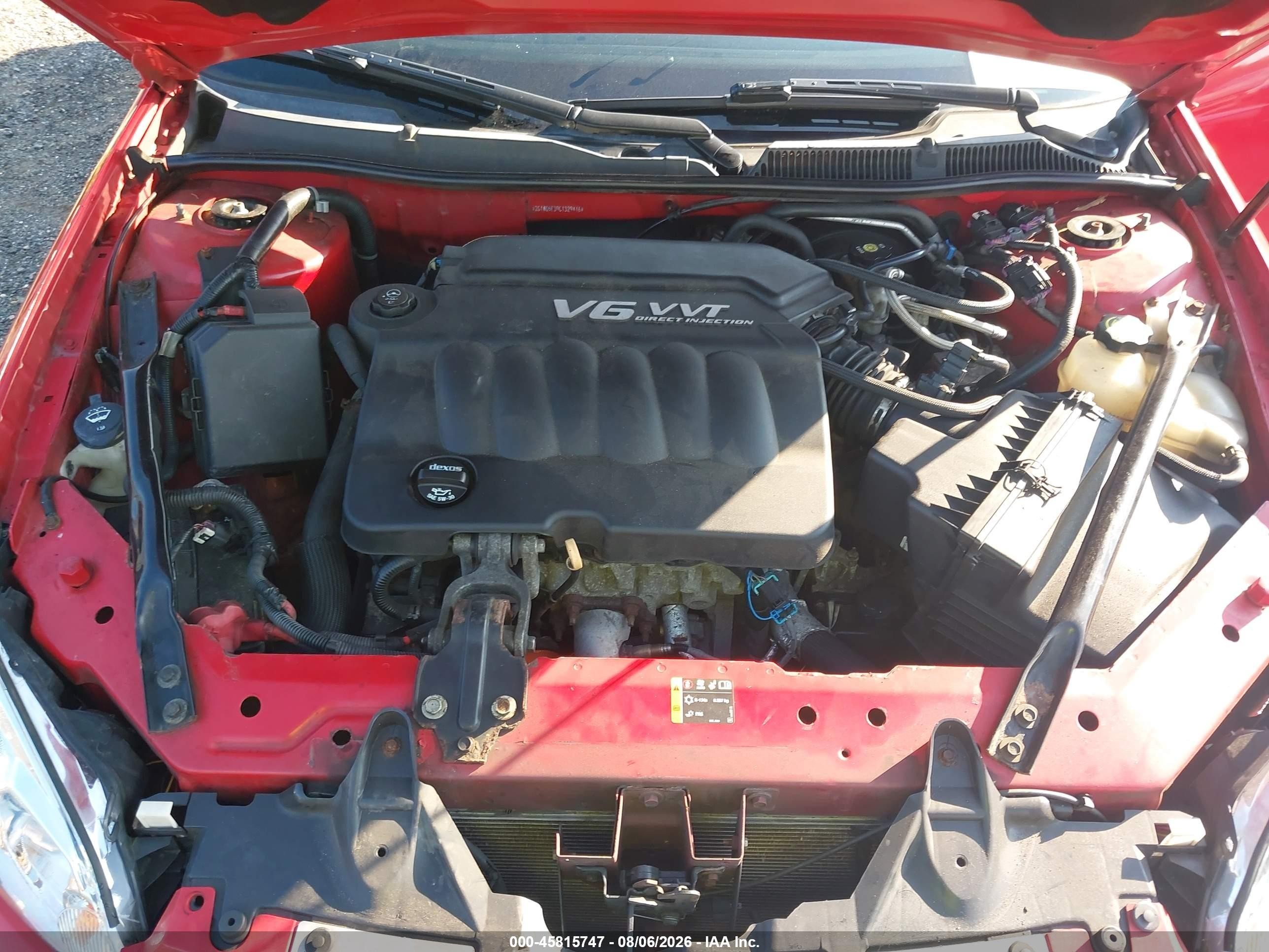 2012 Chevrolet Impala Lt Red vin: 2G1WG5E39C1329416