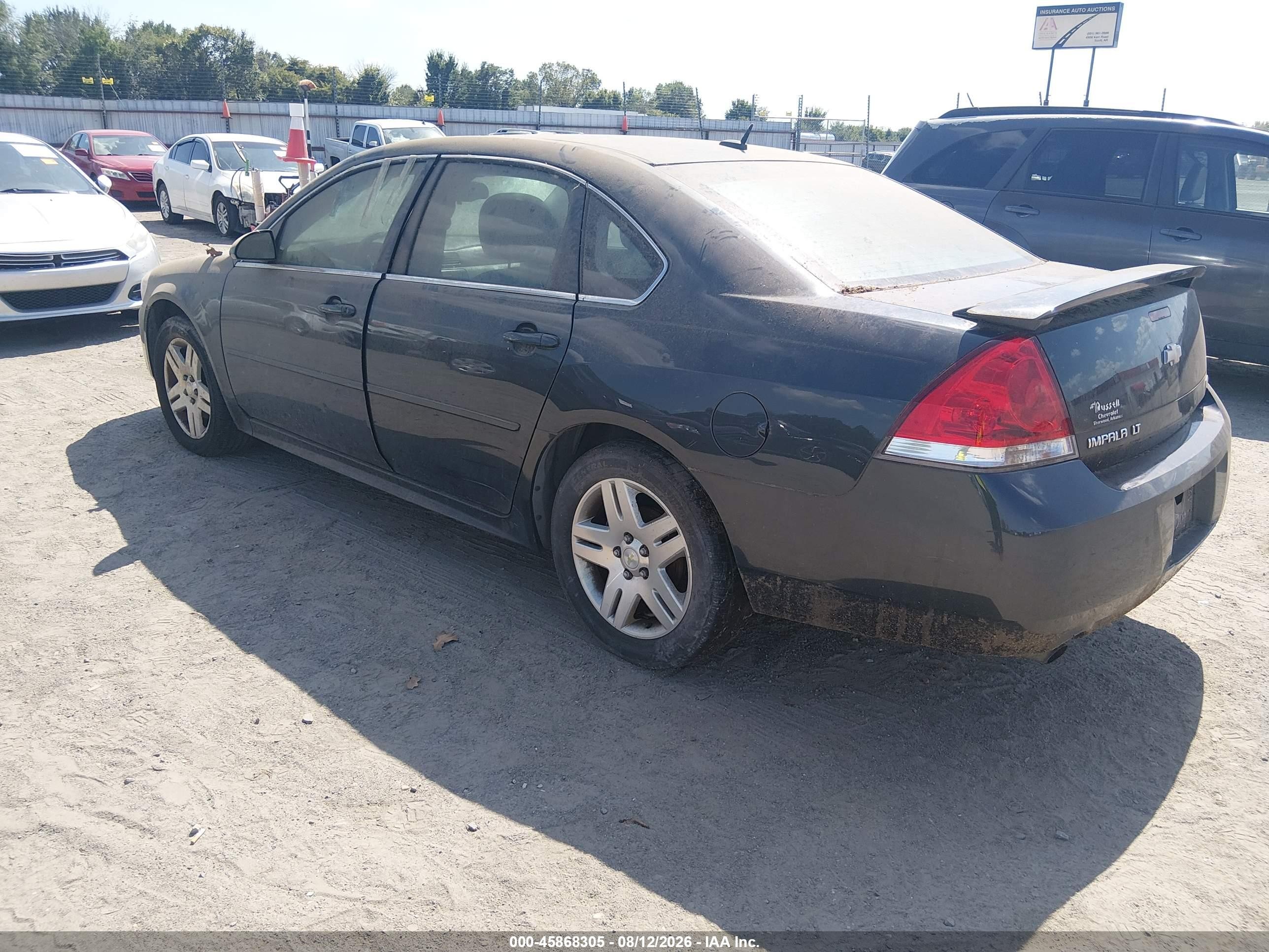 2013 Chevrolet Impala Lt Серый vin: 2G1WG5E39D1115897