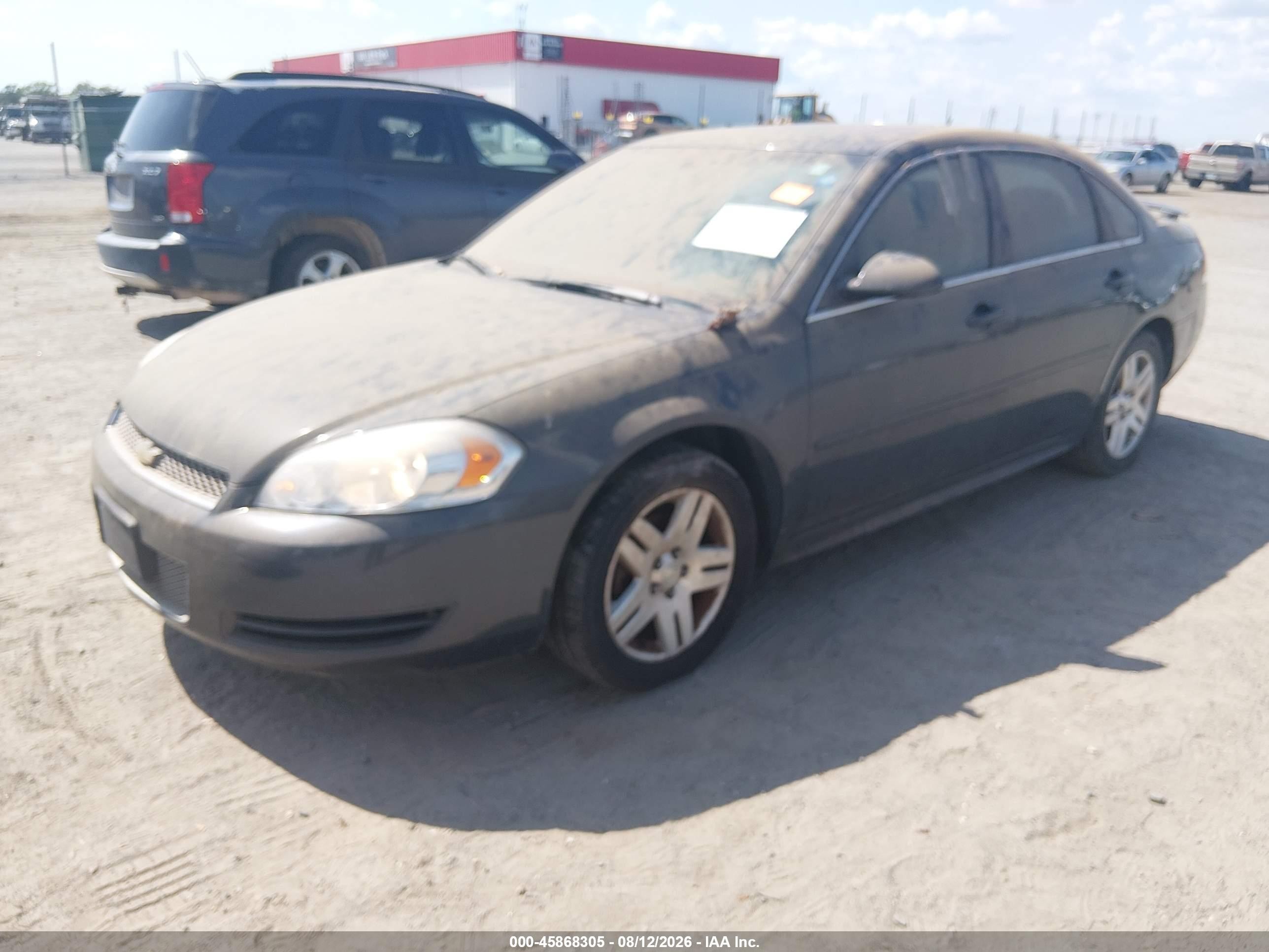 2013 Chevrolet Impala Lt Серый vin: 2G1WG5E39D1115897