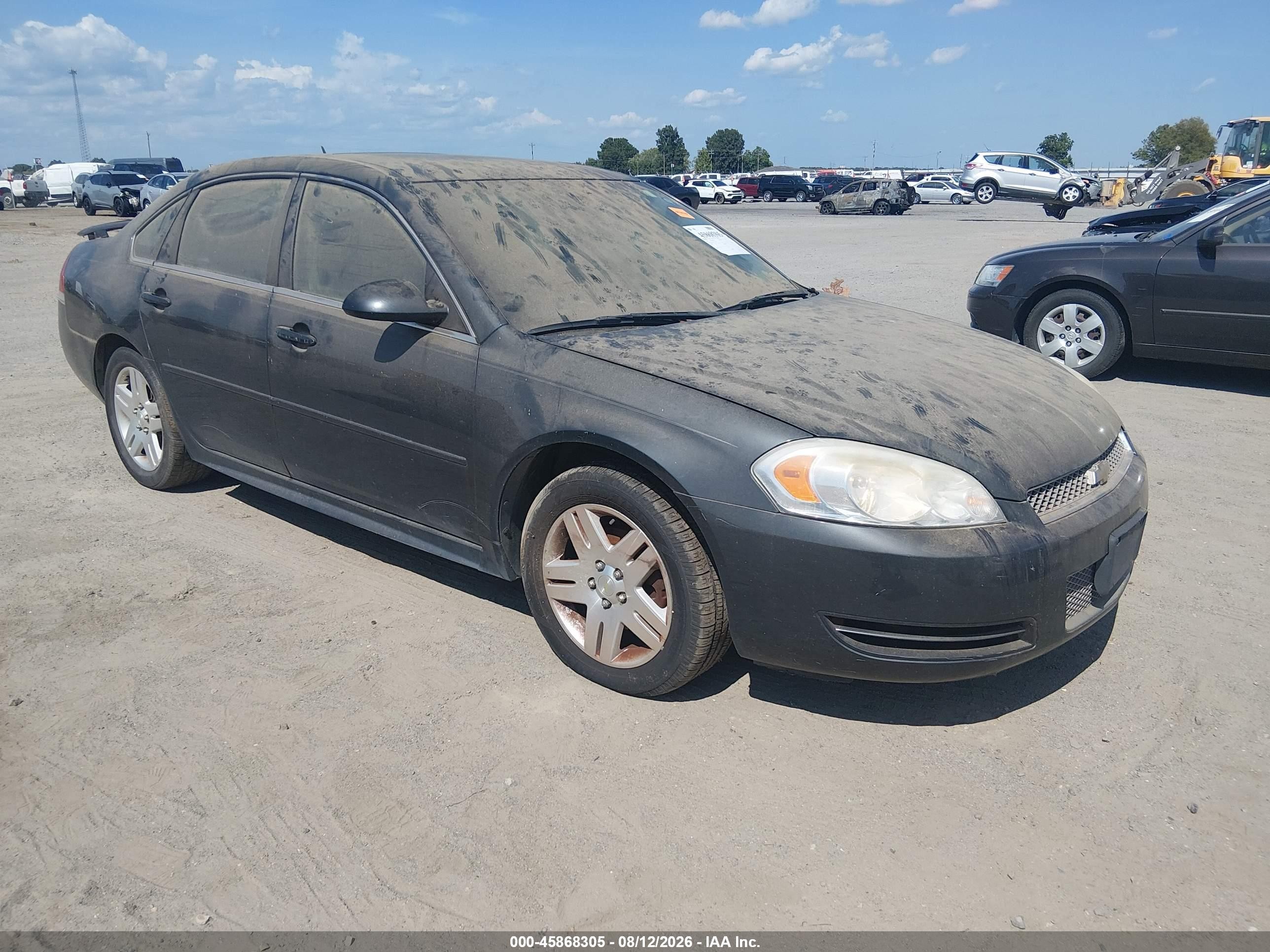 2013 Chevrolet Impala Lt Gray vin: 2G1WG5E39D1115897